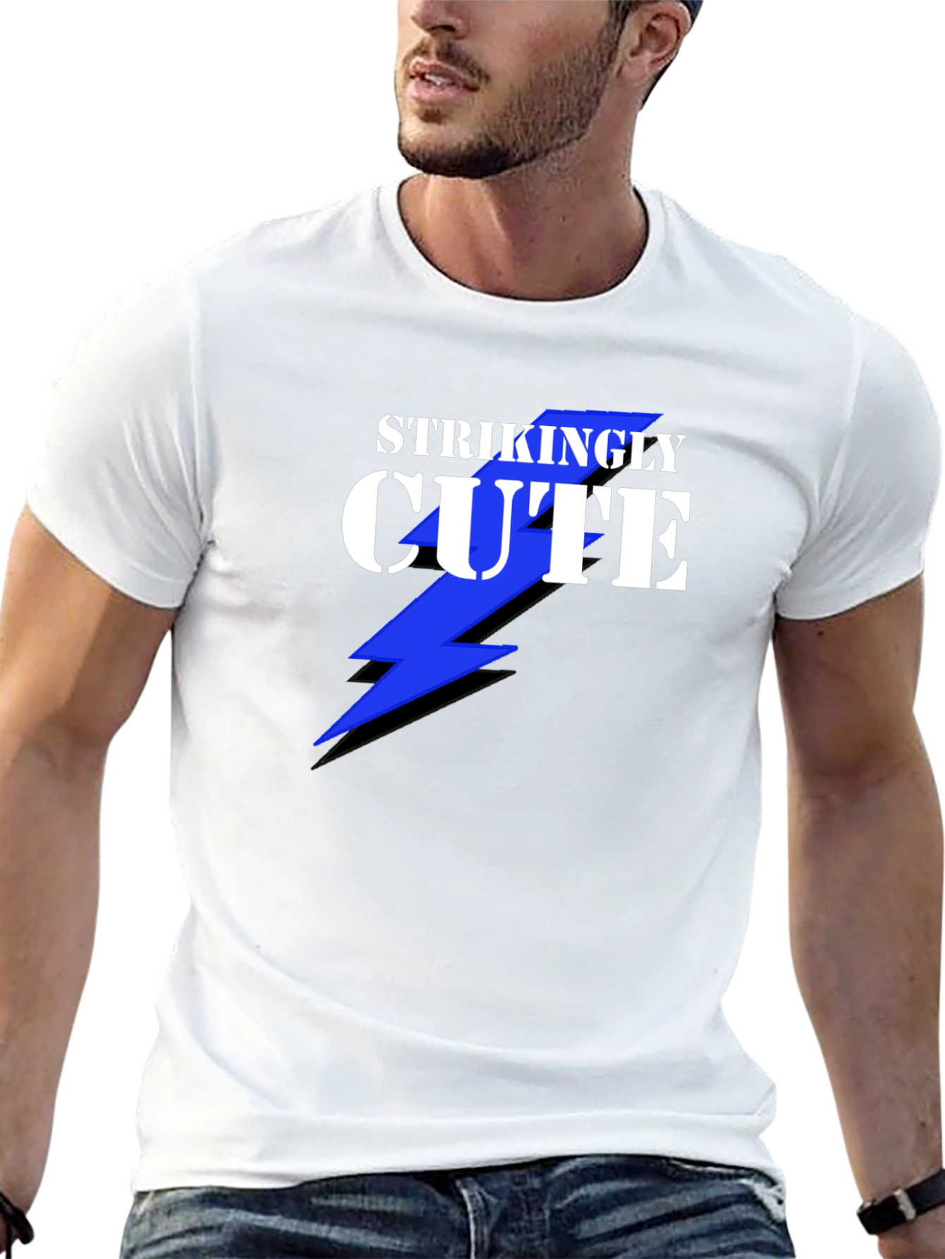 Strikingly Cute Graphic T-Shirt - Trendy Apparel
