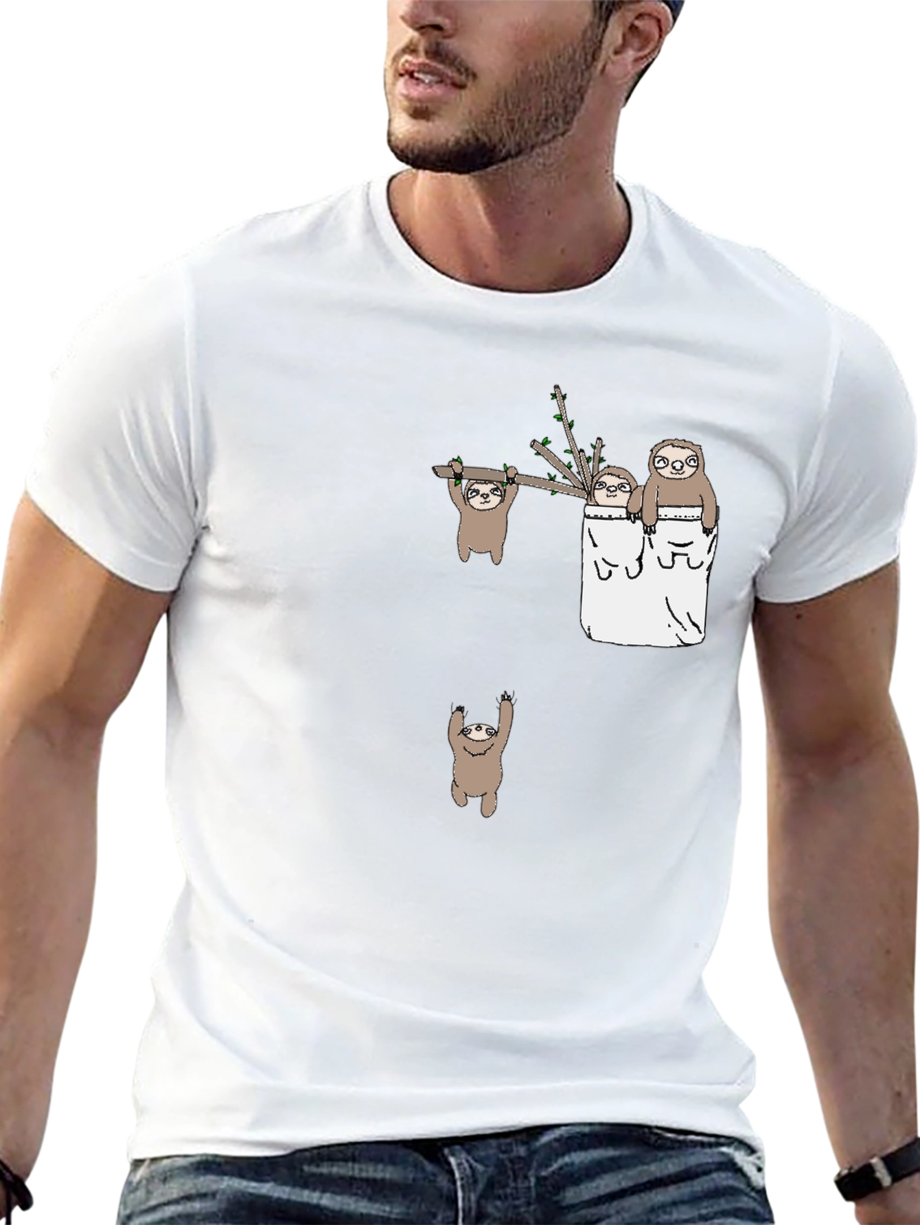 Sloth Family T-Shirt - Cute and Casual