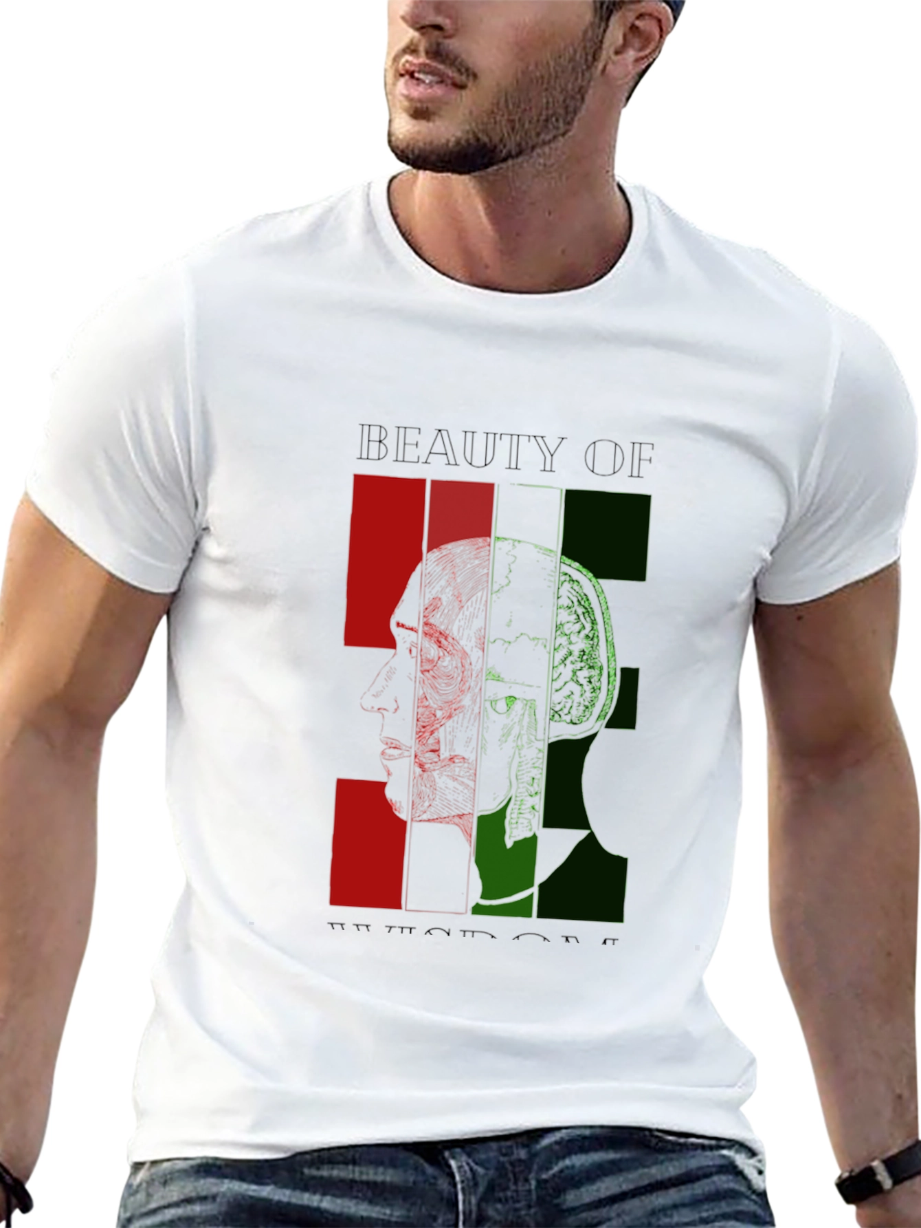 Beauty of the Mind T-Shirt - Unique Artistic Design