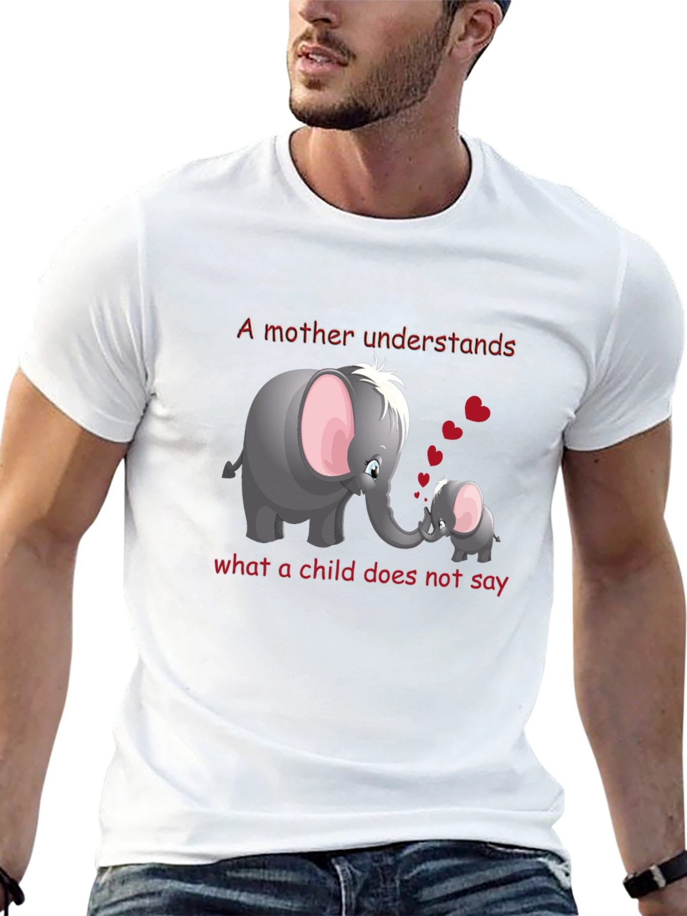 Mother & Child Elephant T-Shirt - Understanding Love
