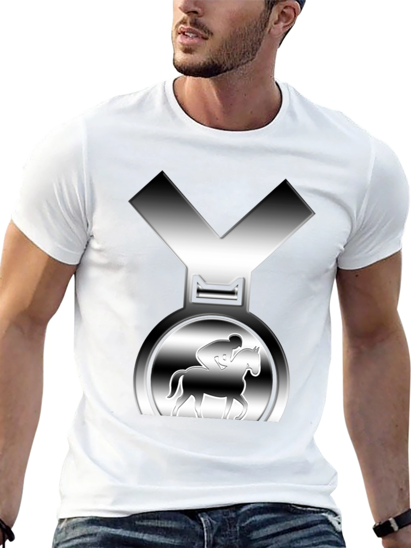 Equestrian Medal Graphic T-Shirt