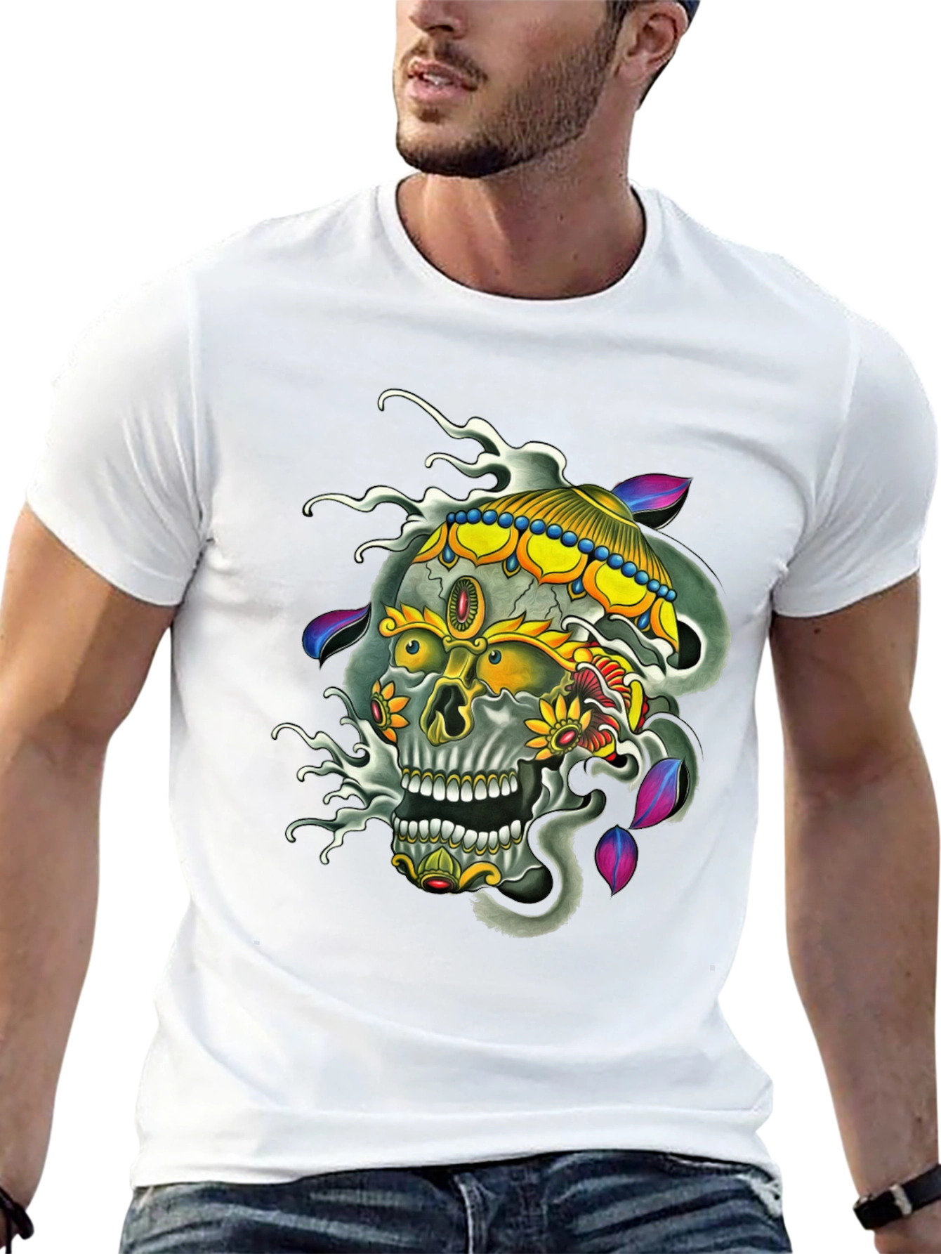 Skull T-Shirt: Edgy Graphic Print