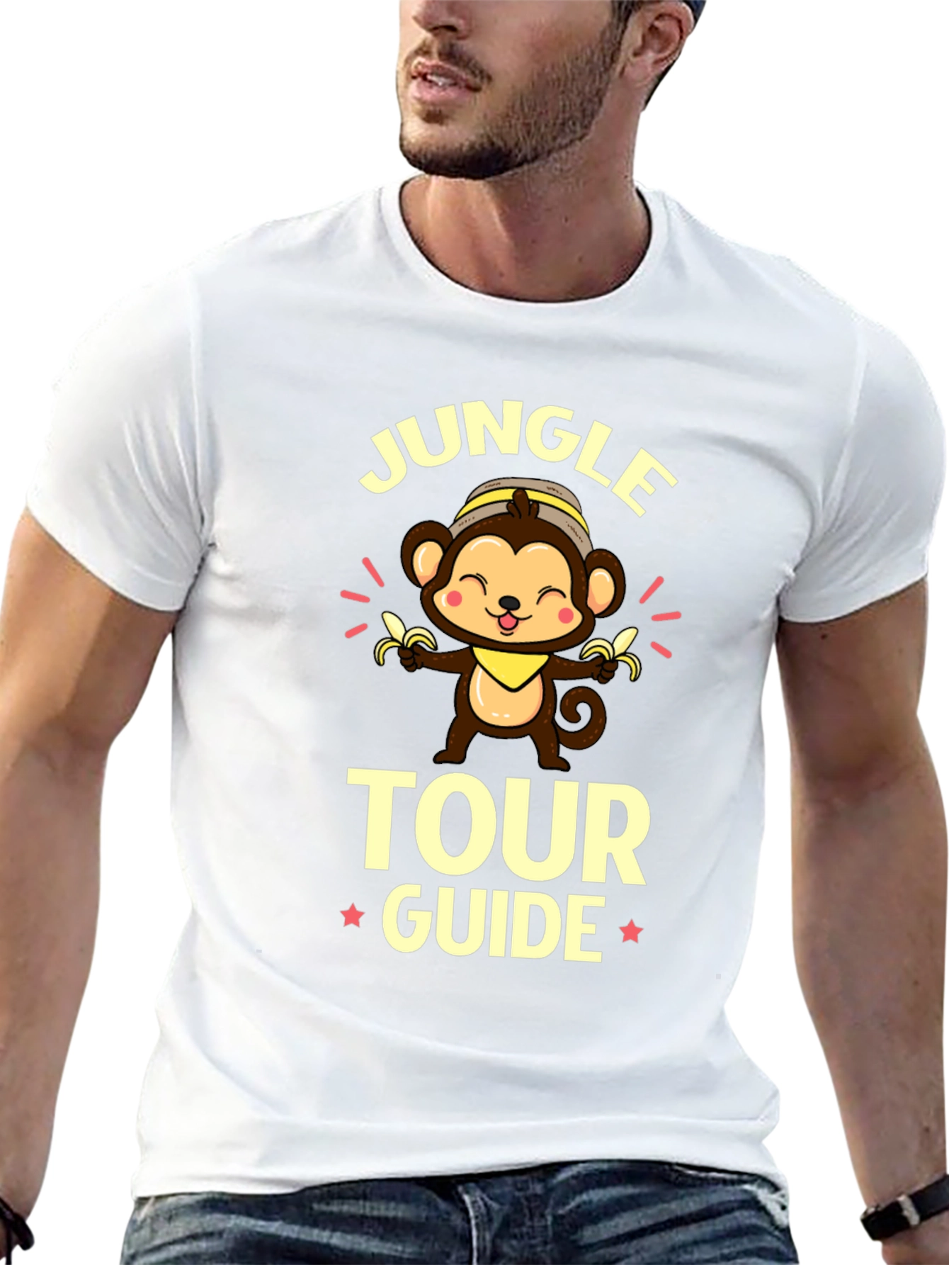 Jungle Tour Guide Monkey T-Shirt