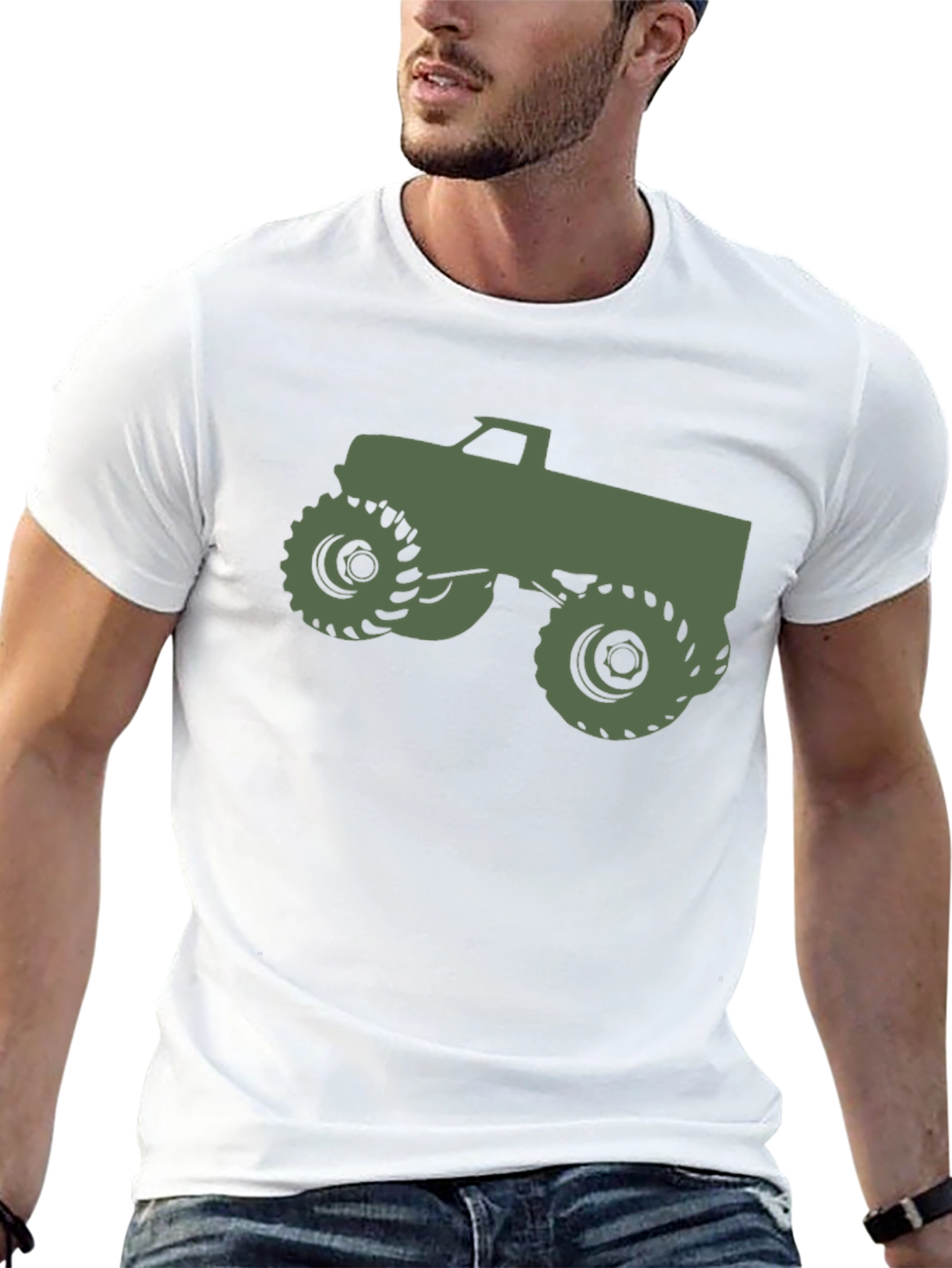 Monster Truck Graphic Tee - Cool Black T-Shirt