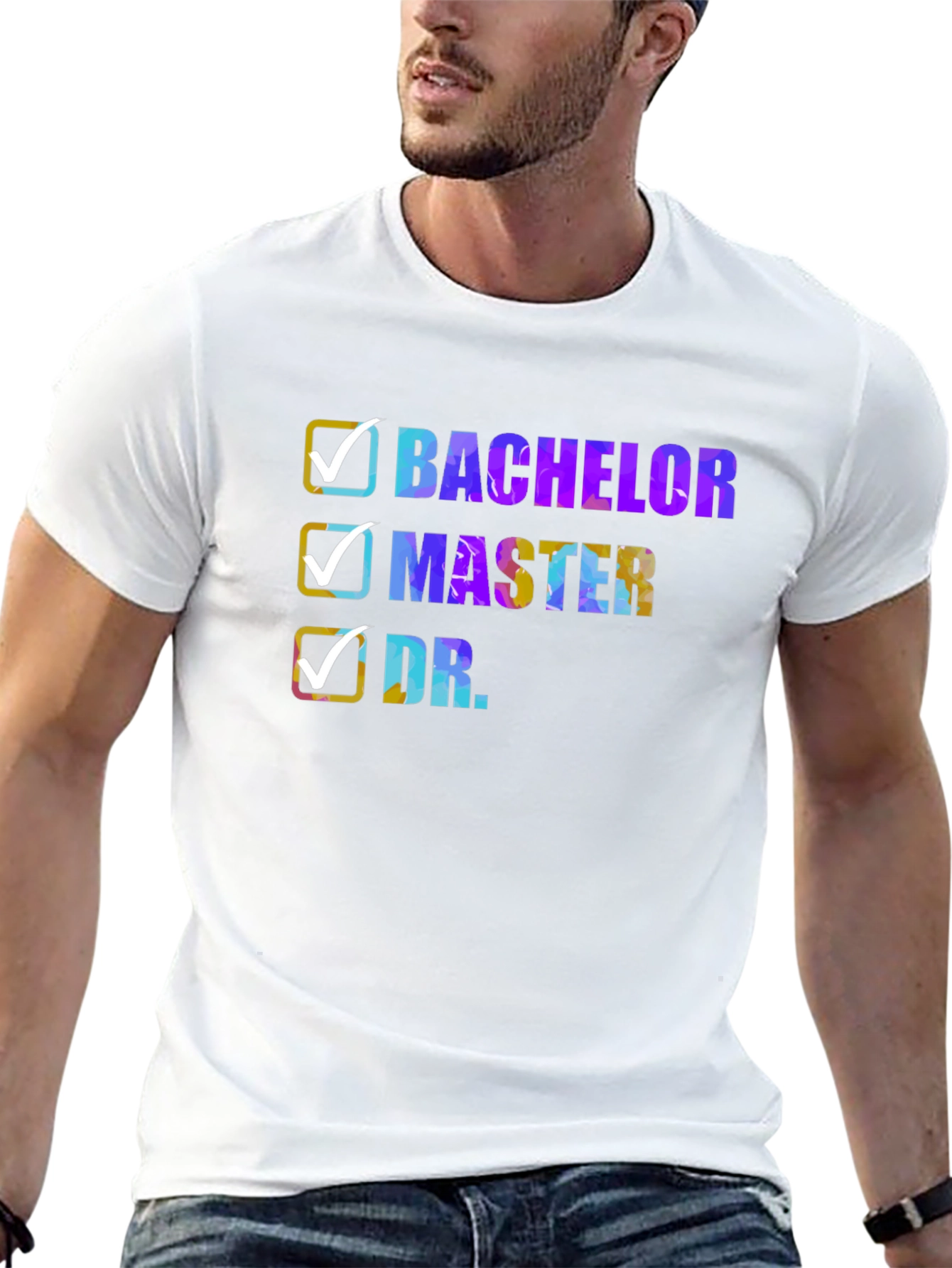 Graduated! Degree Checkbox Tee