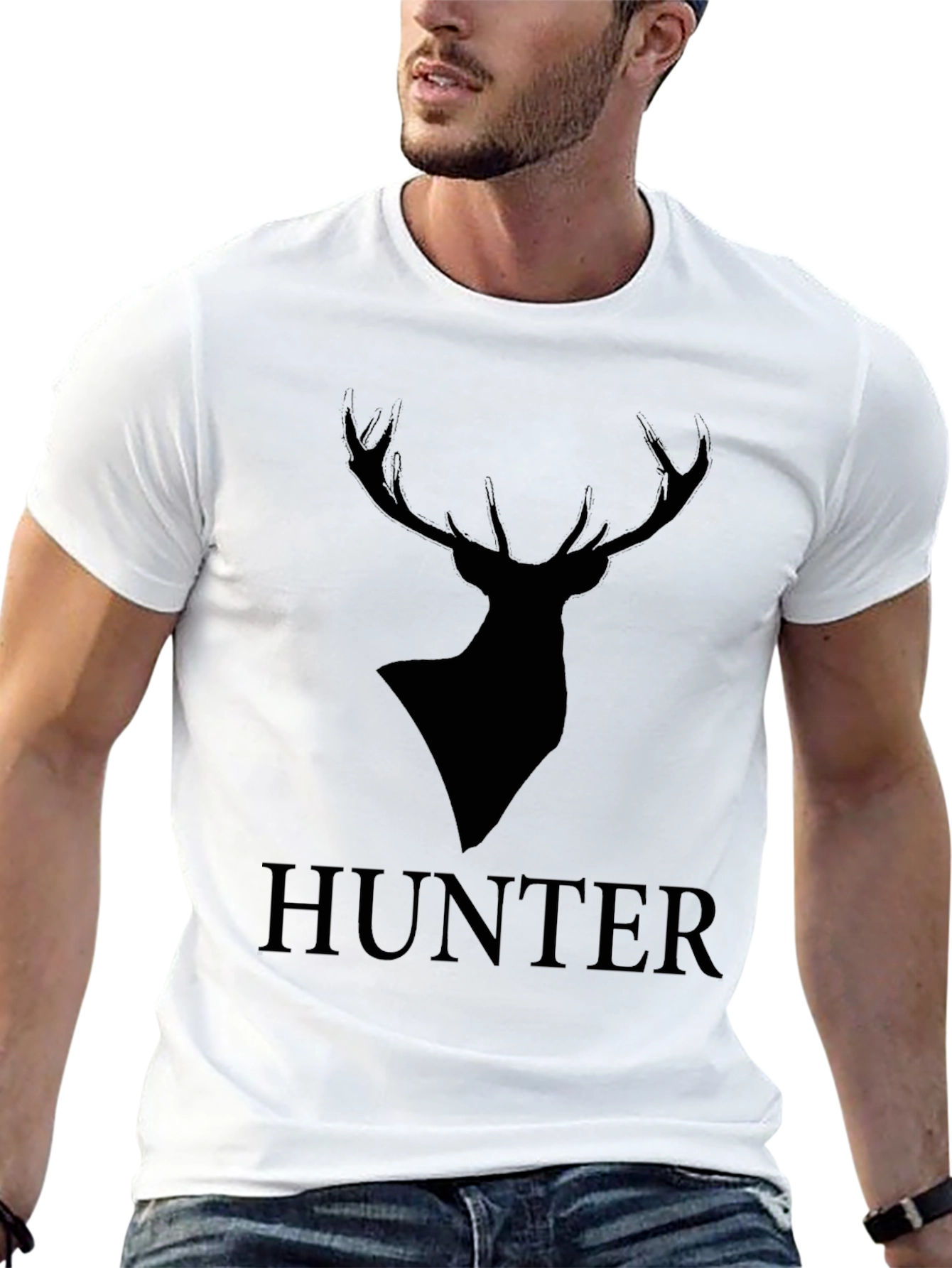 Hunter Deer Graphic T-Shirt