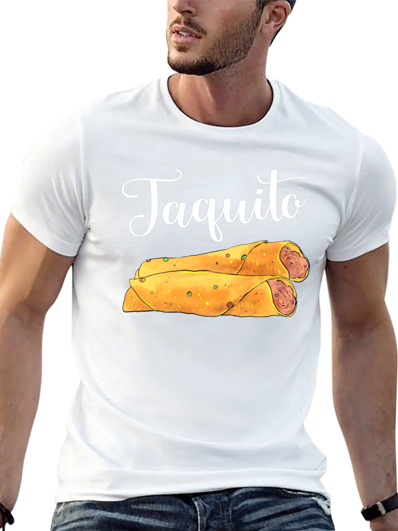 Taquito Graphic Tee - Black Cotton T-Shirt