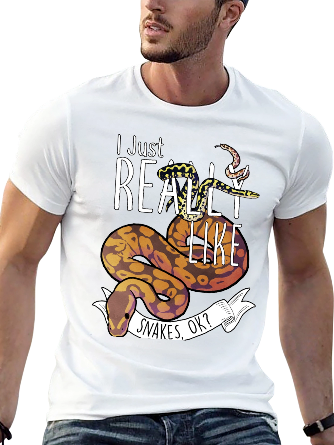 I Just Really Like Snakes OK? T-Shirt