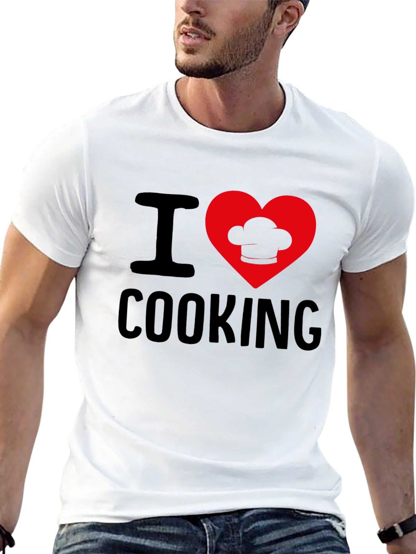 I Heart Cooking T-Shirt Chefs Hat Design