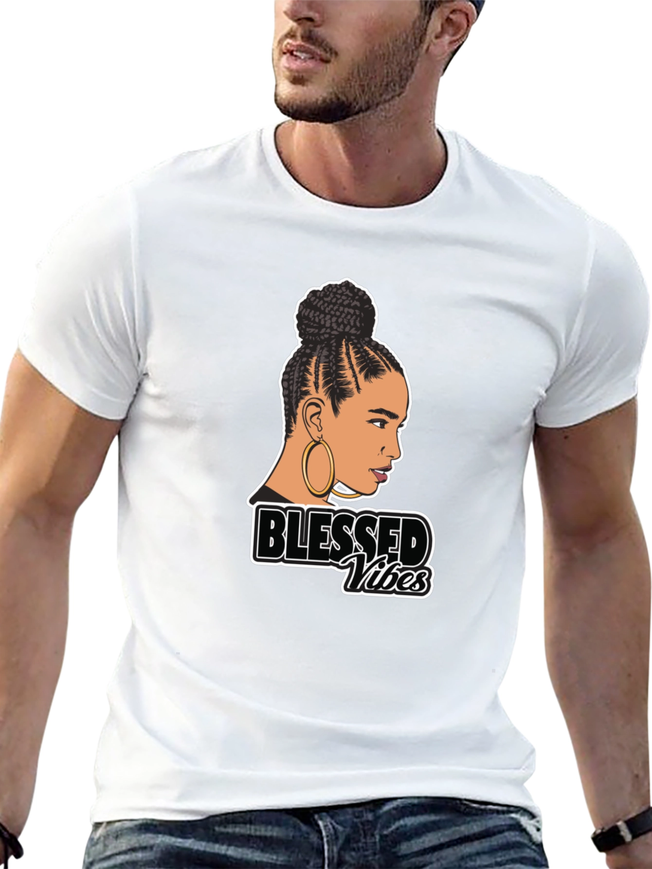 Blessed Vibes Graphic Tee - Stylish & Comfortable