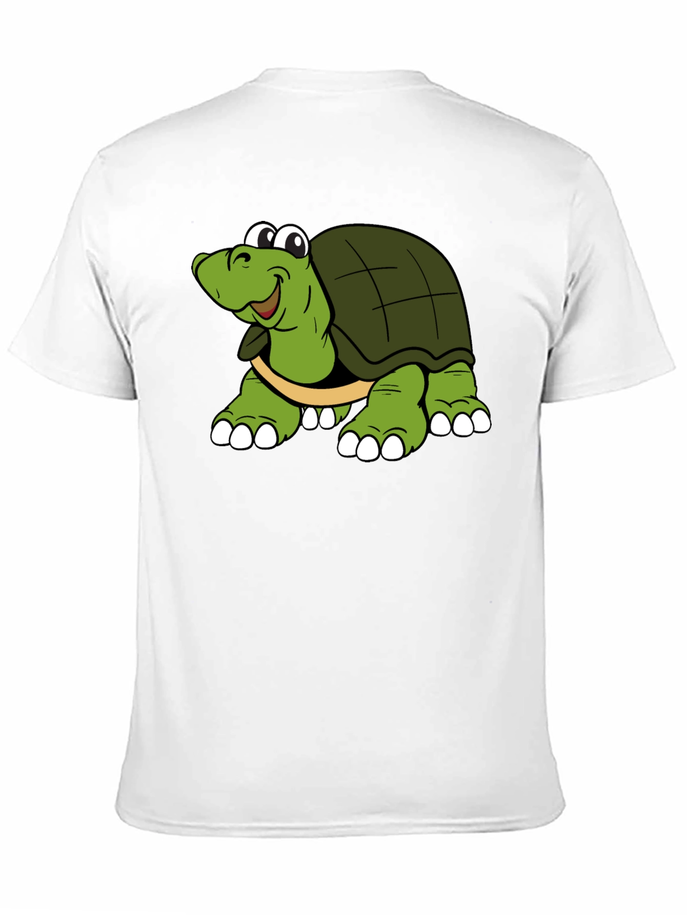 Cartoon Turtle Graphic T-Shirt