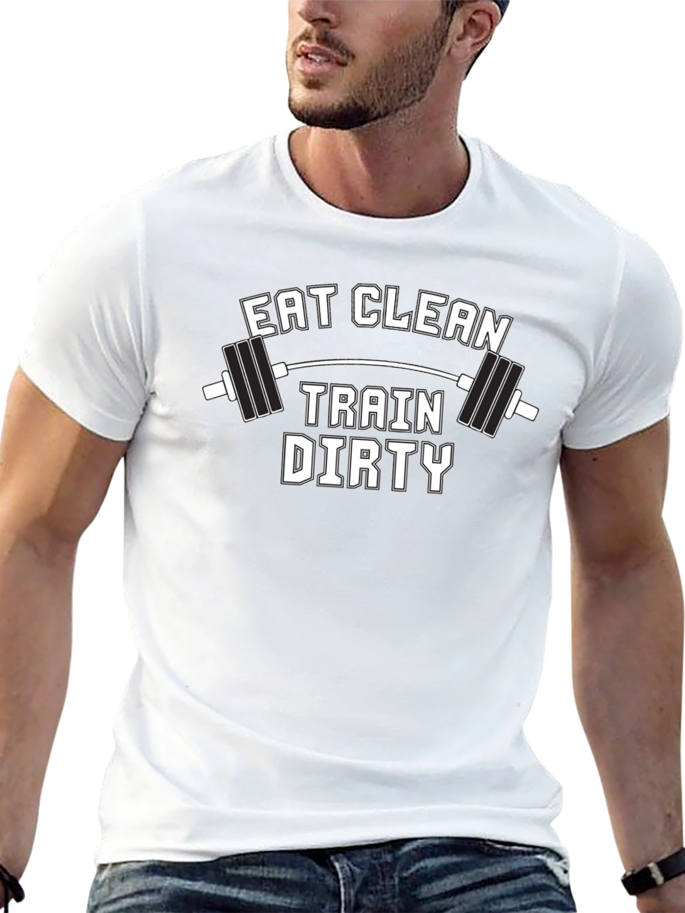Eat Clean Train Dirty Gym T-Shirt