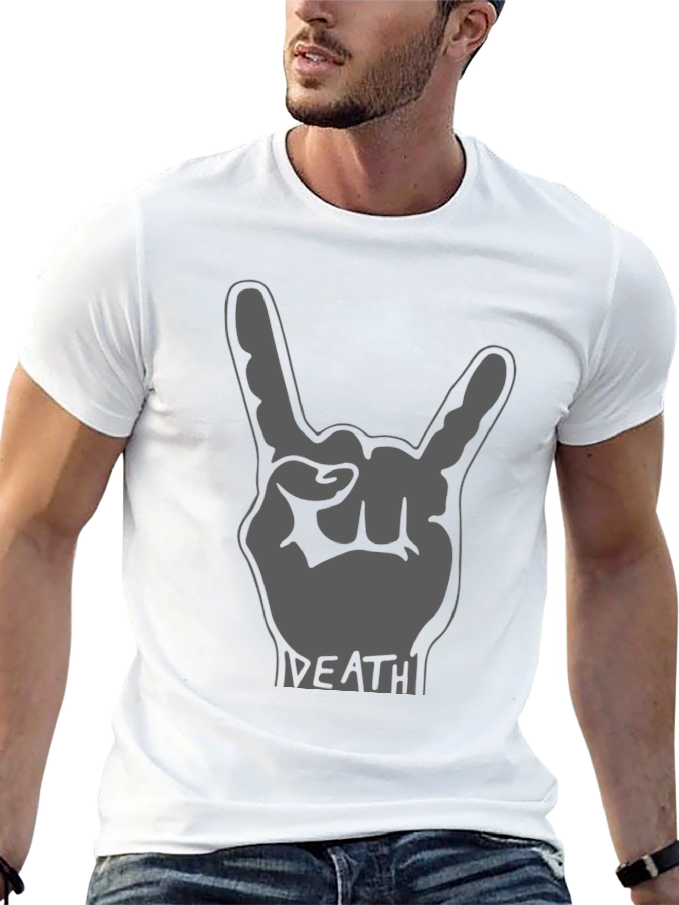 Rock On Death T-Shirt - Heavy Metal Fan Tee