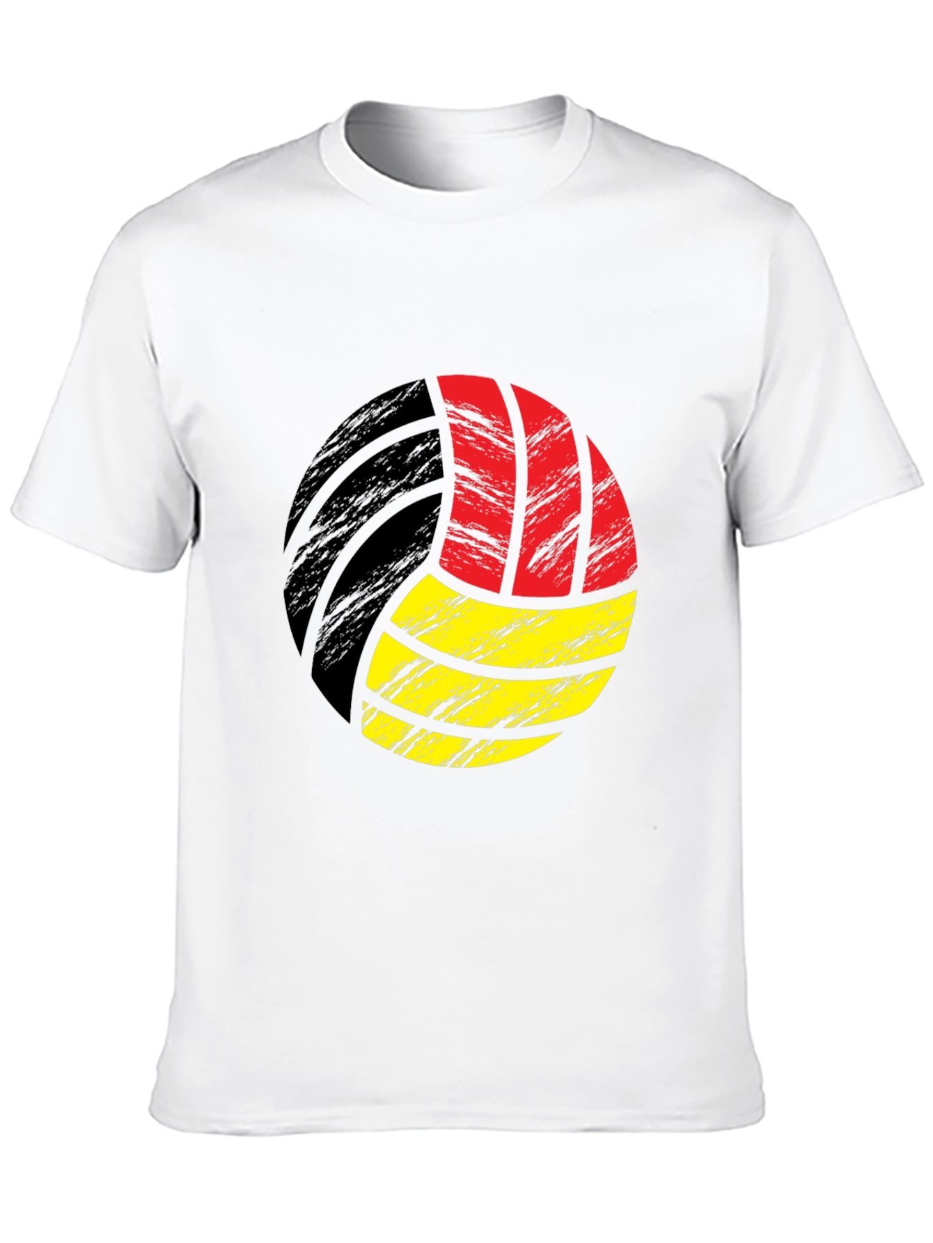 Germany Flag Volleyball Graphic T-Shirt