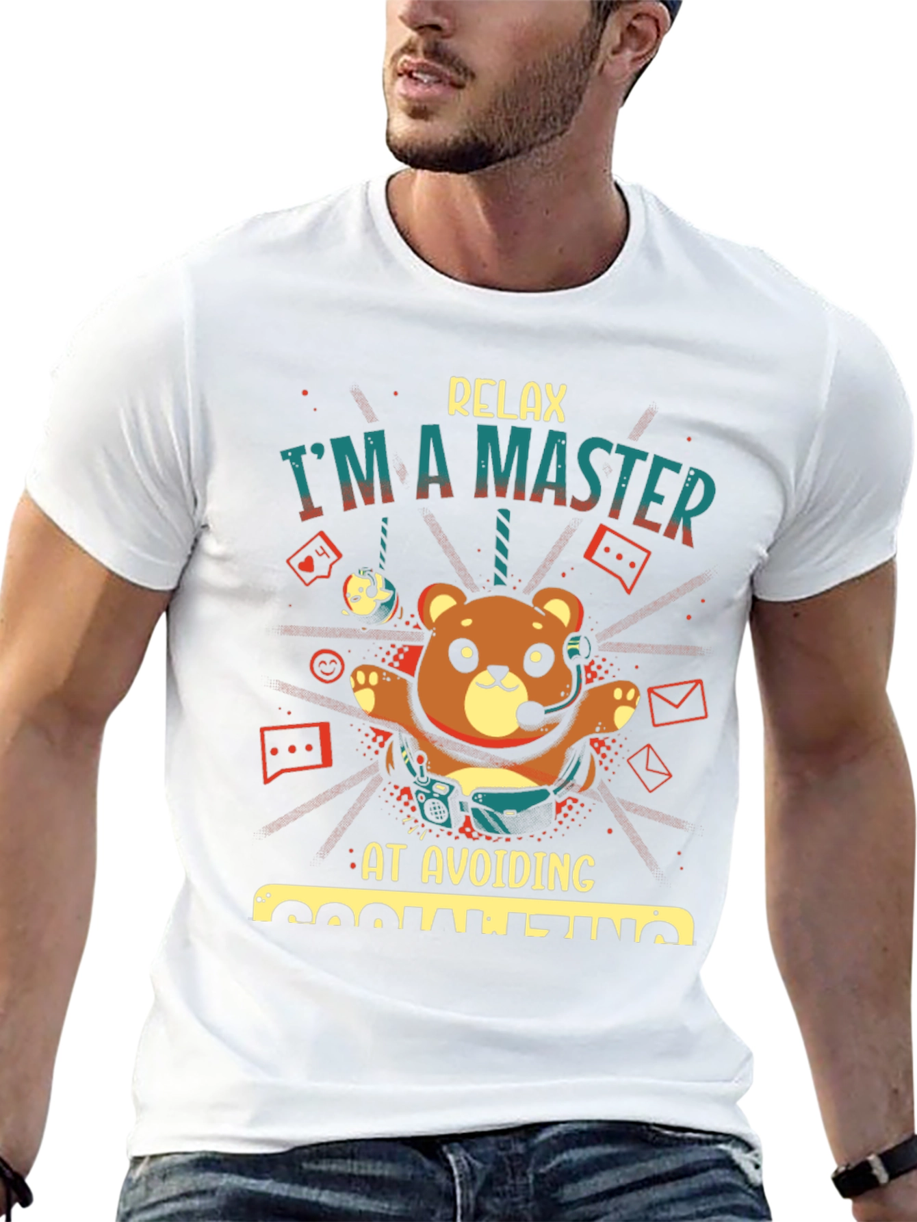 Relax Im A Master at Avoiding Socializing T-Shirt