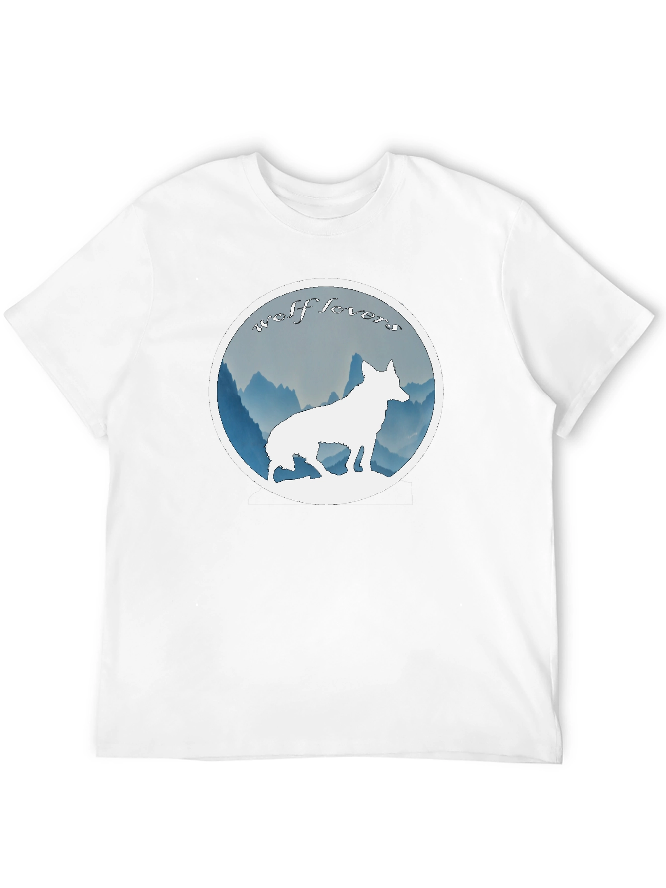 Wolf Lovers Black T-Shirt