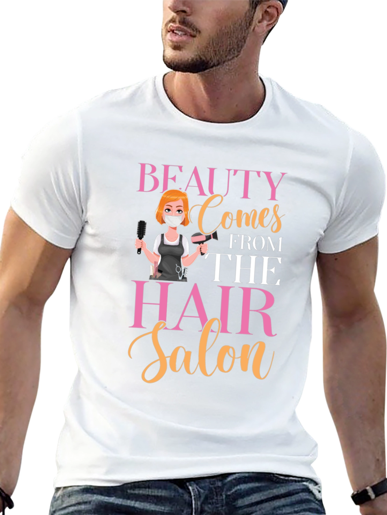 Beauty Comes From The Hair Salon T-Shirt