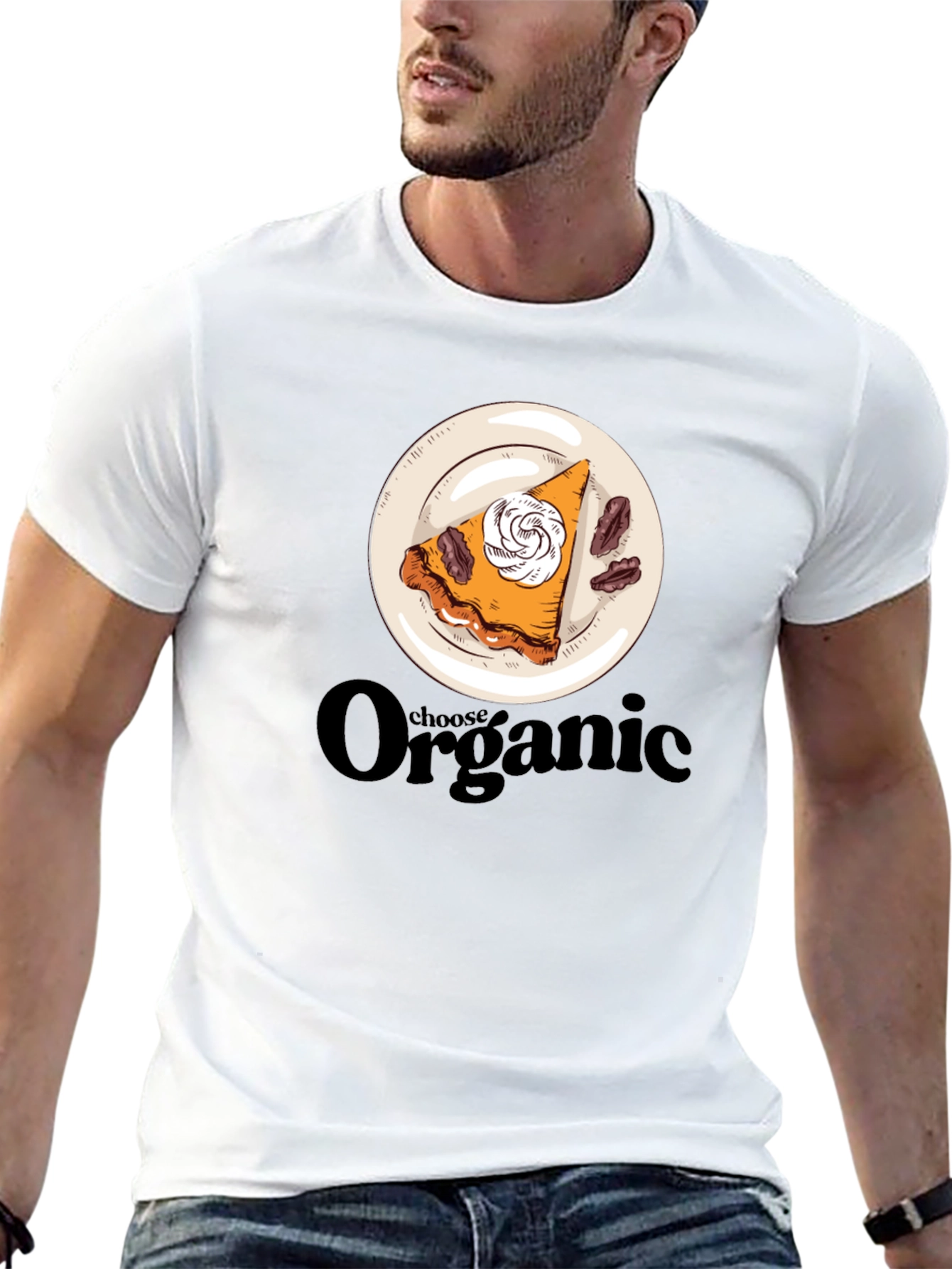 Organic Pumpkin Pie Graphic Tee