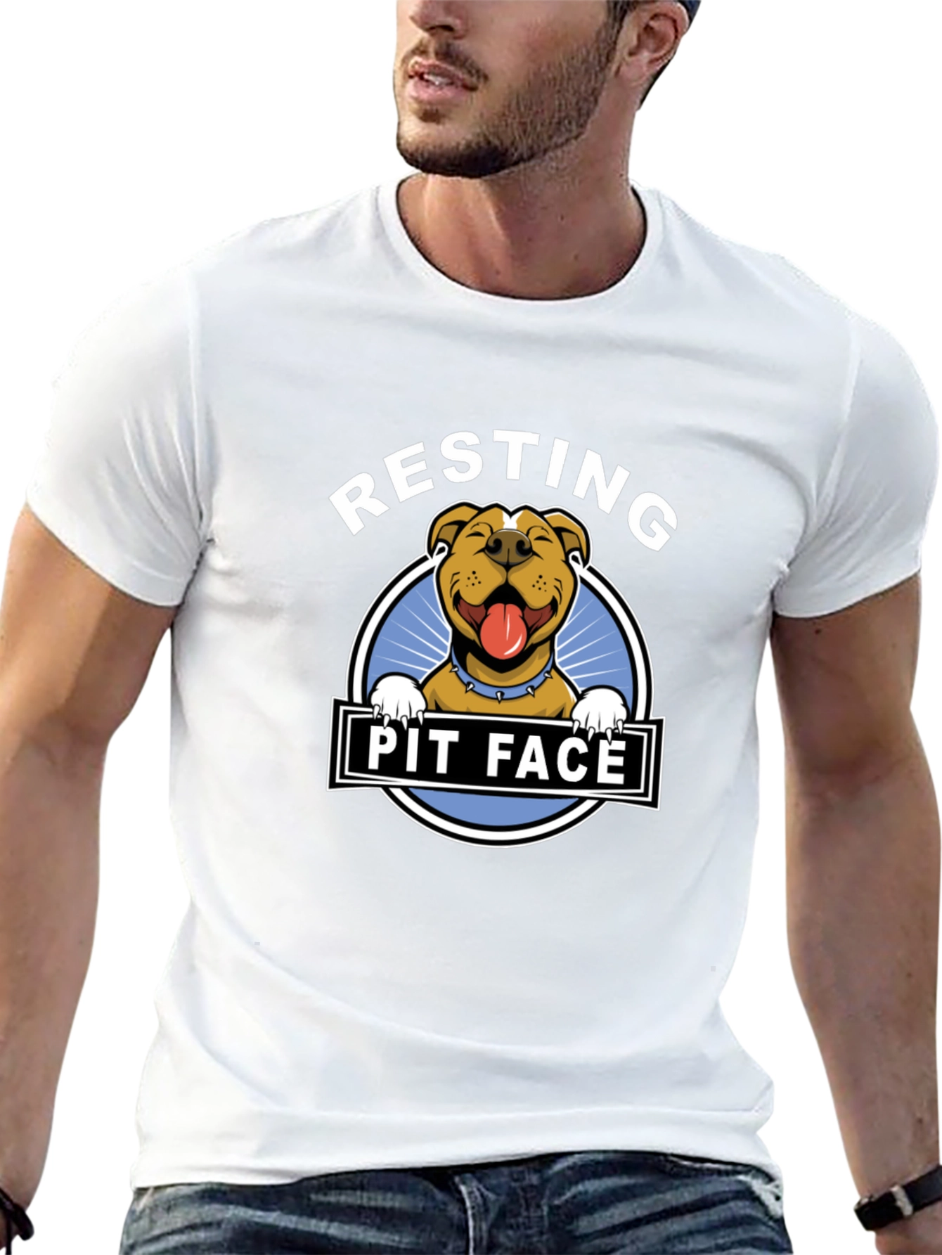 Resting Pit Face Graphic T-Shirt