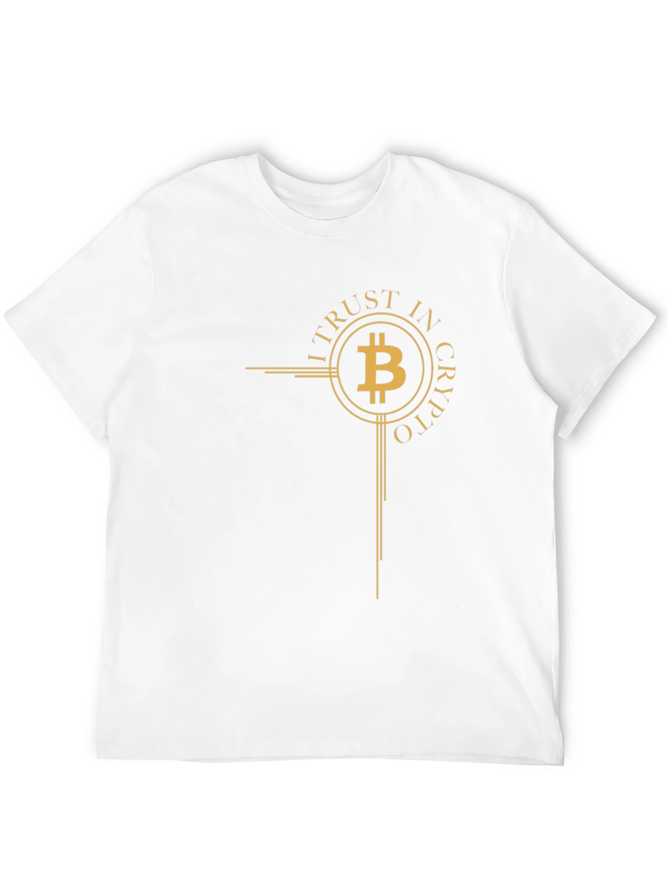 I Trust In Crypto Bitcoin Graphic Tee - Black