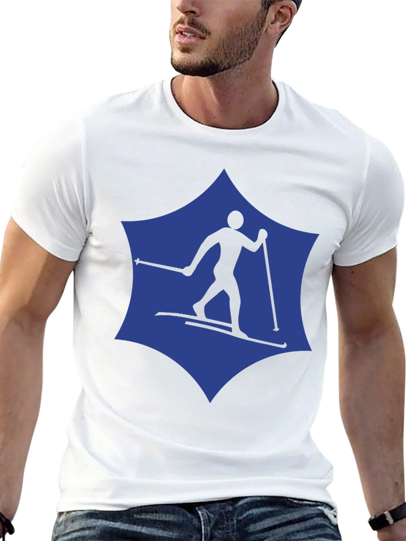 Ski Graphic Tee - Classic Sport Design