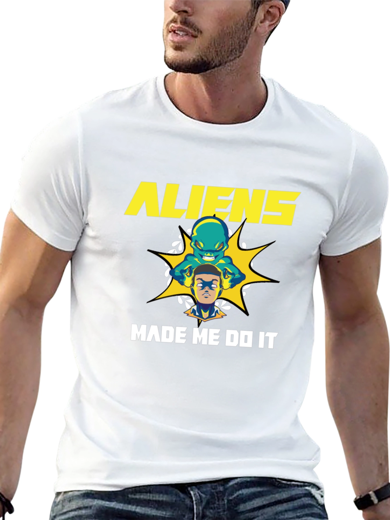 Aliens Made Me Do It Graphic T-Shirt