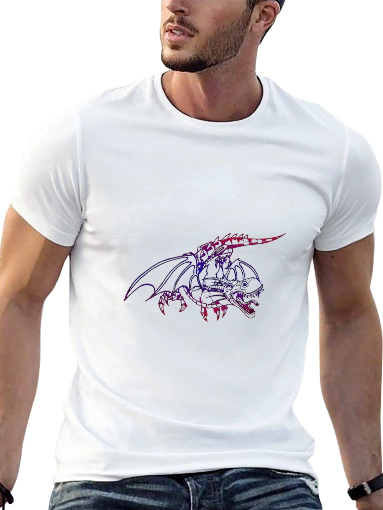 Dragon Graphic Black T-Shirt