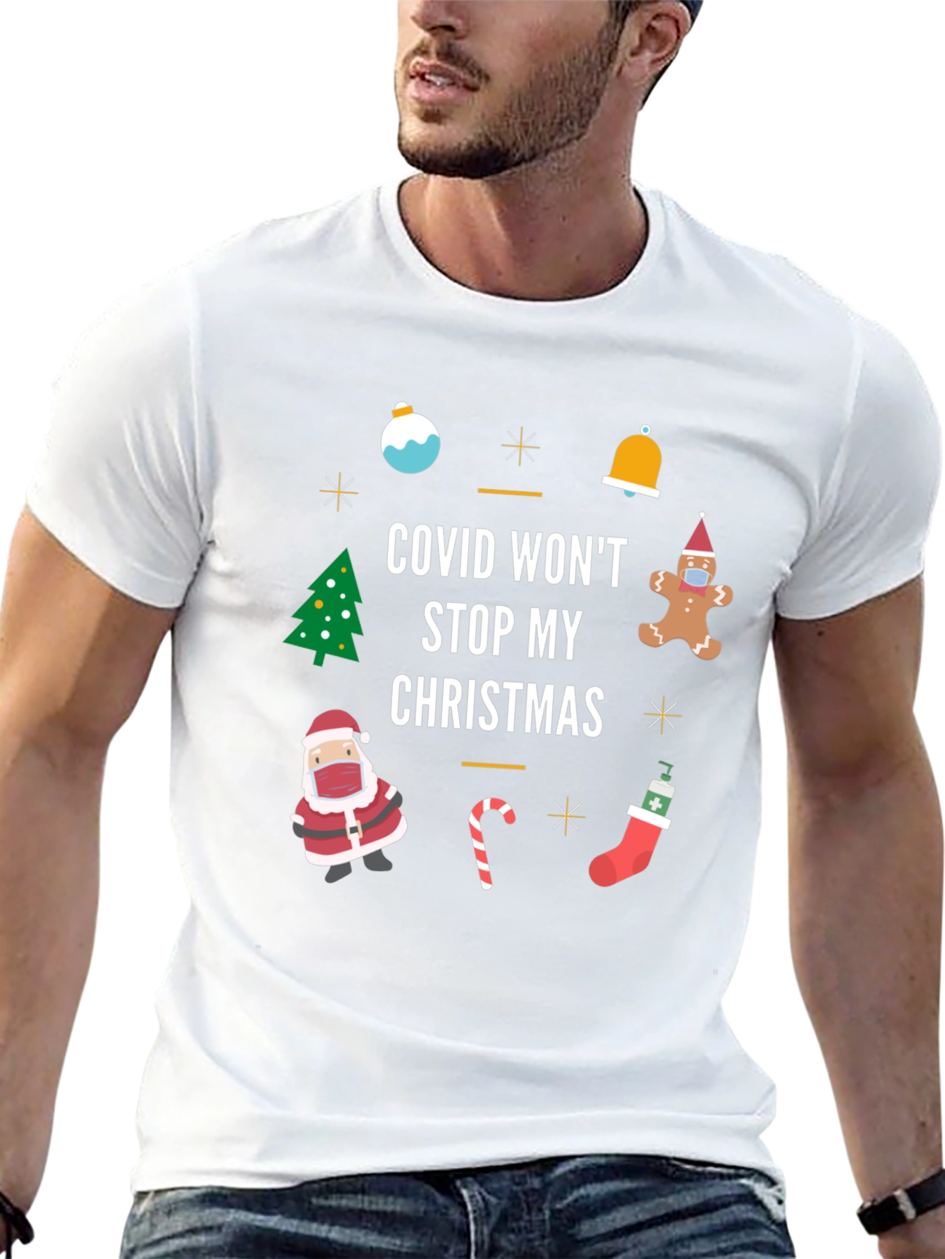 Covid Wont Stop My Christmas T-Shirt