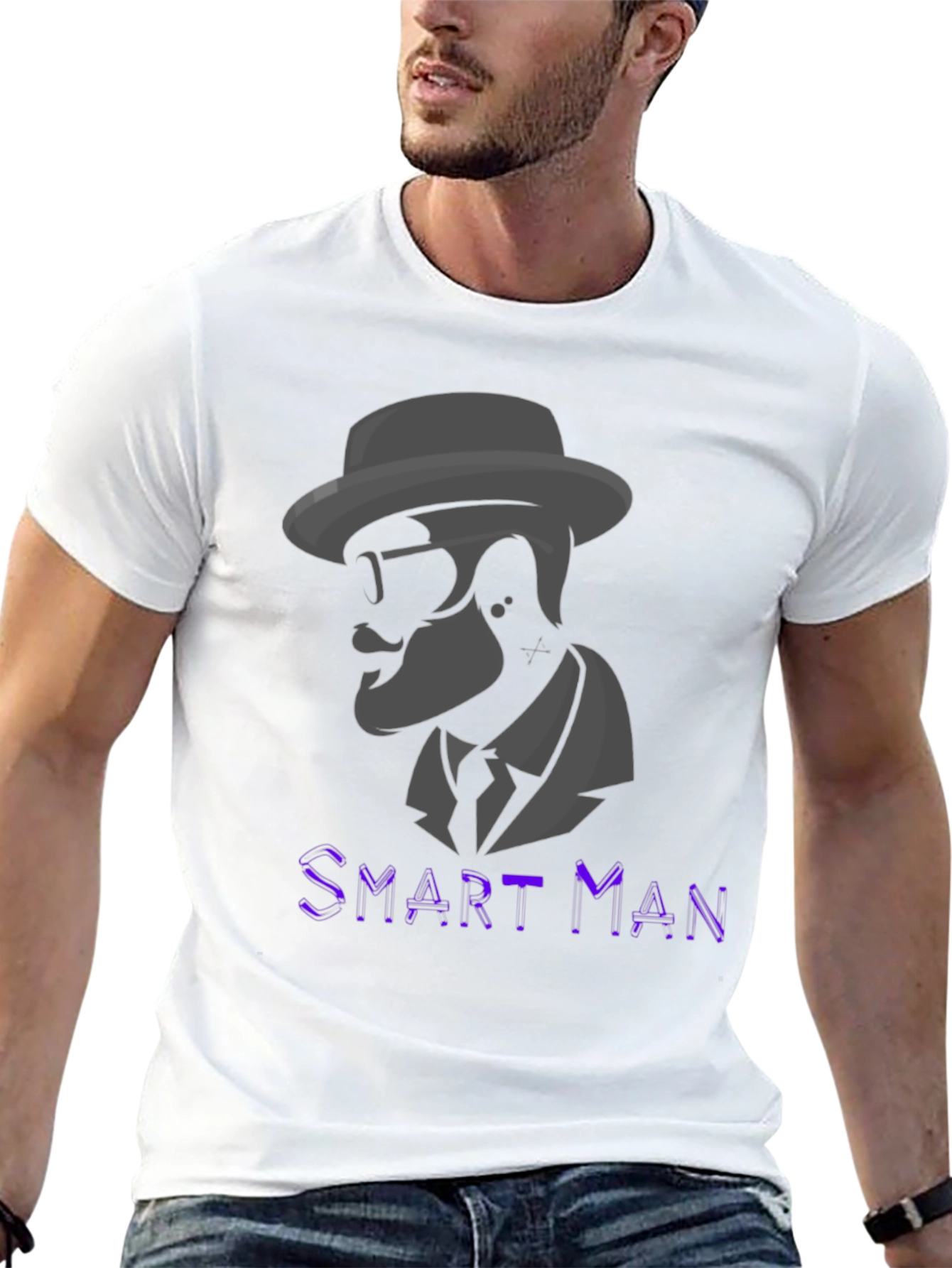 Smart Man Graphic Tee - Cool & Stylish