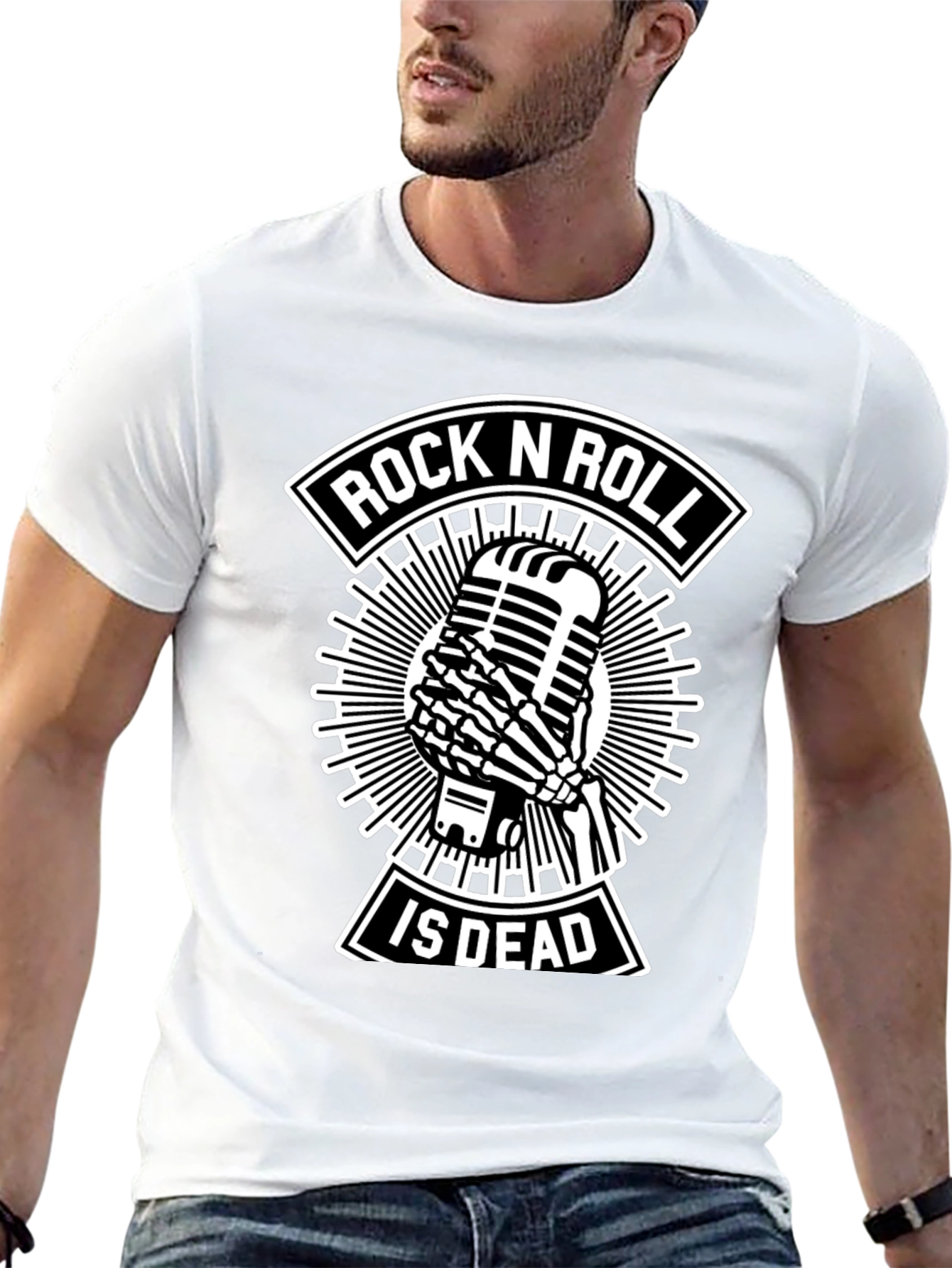 Rock N Roll Is Dead Black T-Shirt