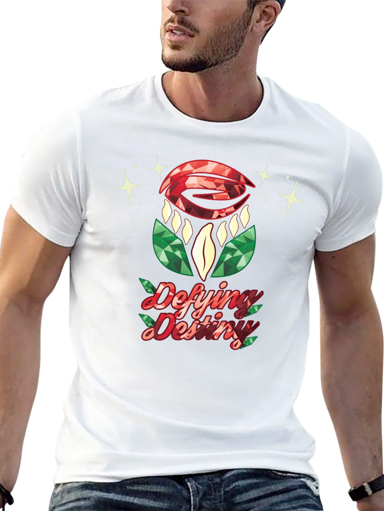 Defying Destiny Graphic T-Shirt - Stylish & Unique Design