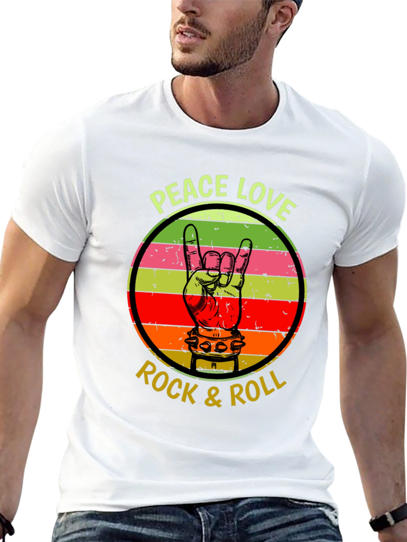 Peace Love Rock & Roll T-Shirt