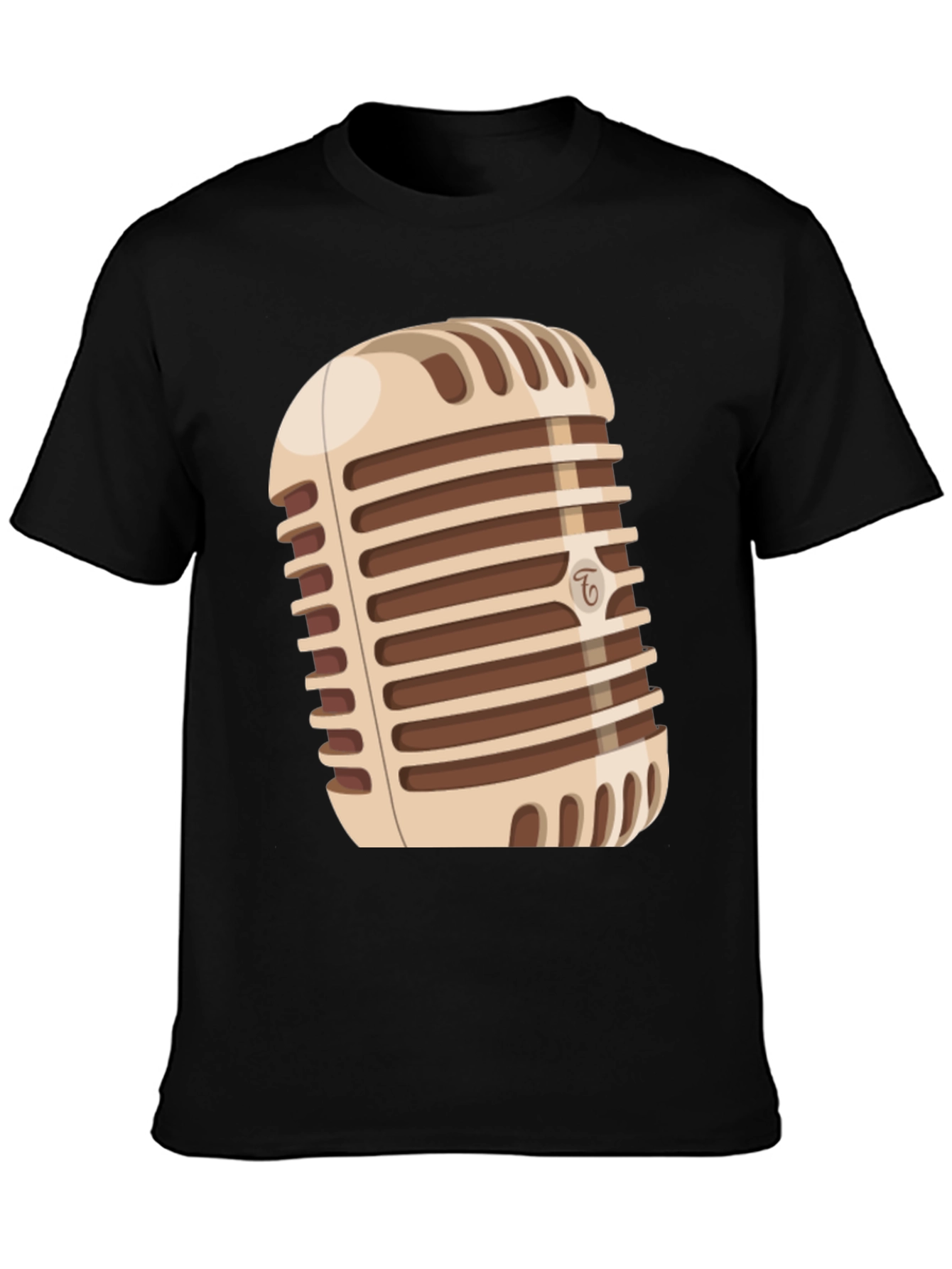 Retro Microphone Graphic T-Shirt
