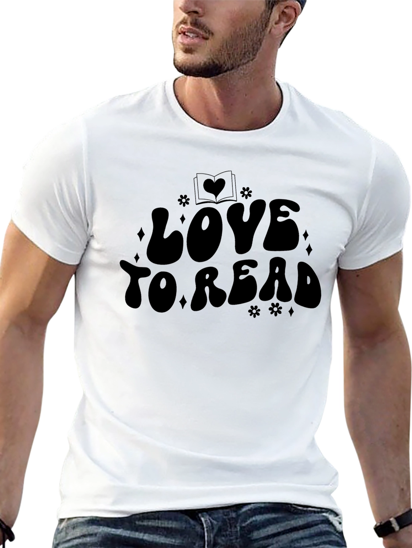 Love to Read Black T-Shirt