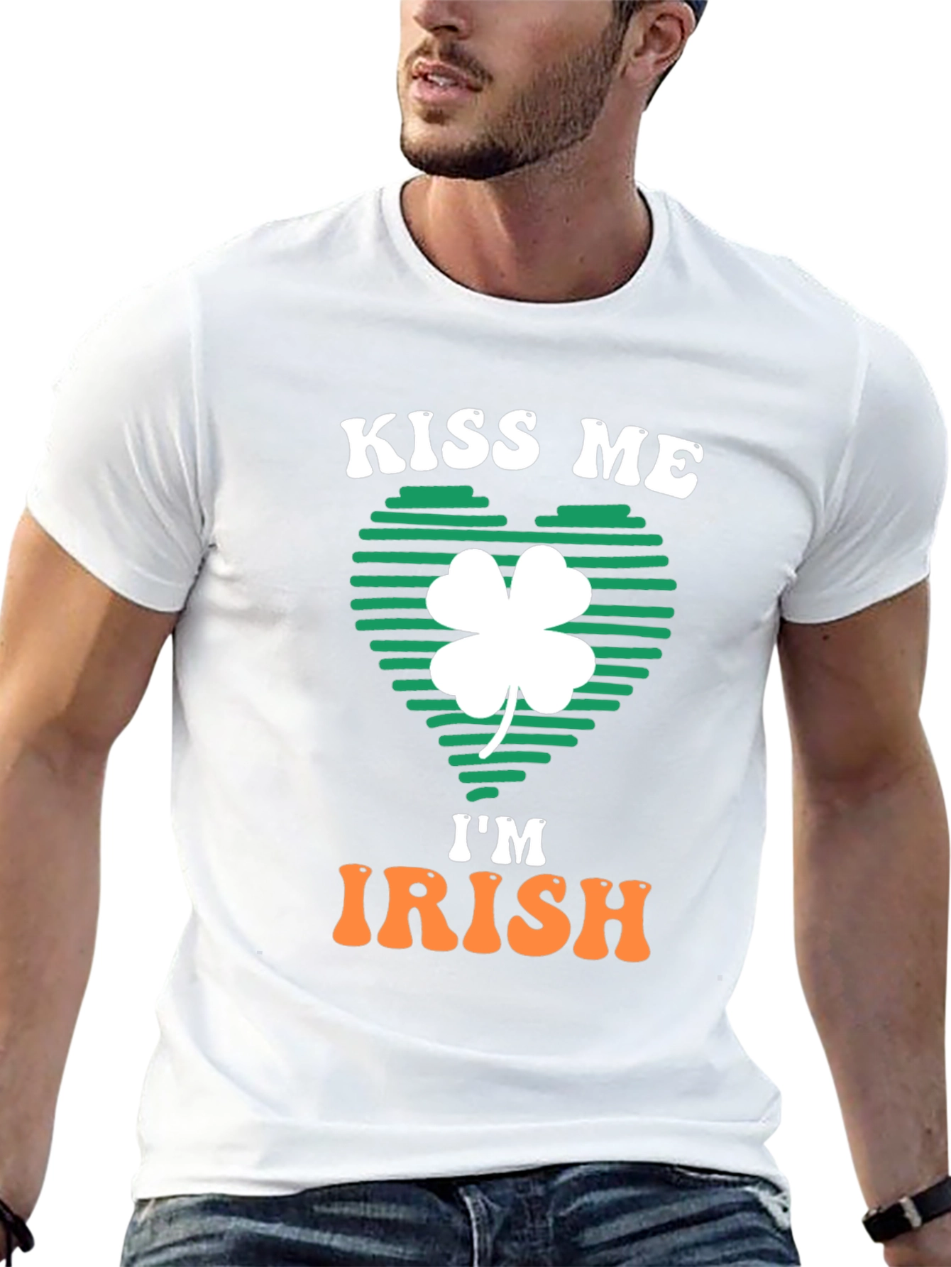 Kiss Me Im Irish Shamrock T-Shirt