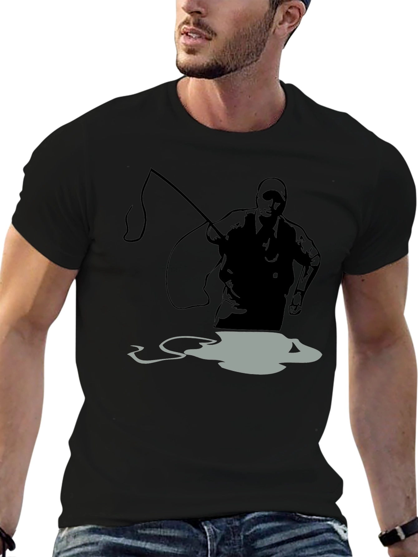 Fisherman Graphic Tee - Cast Your Style!