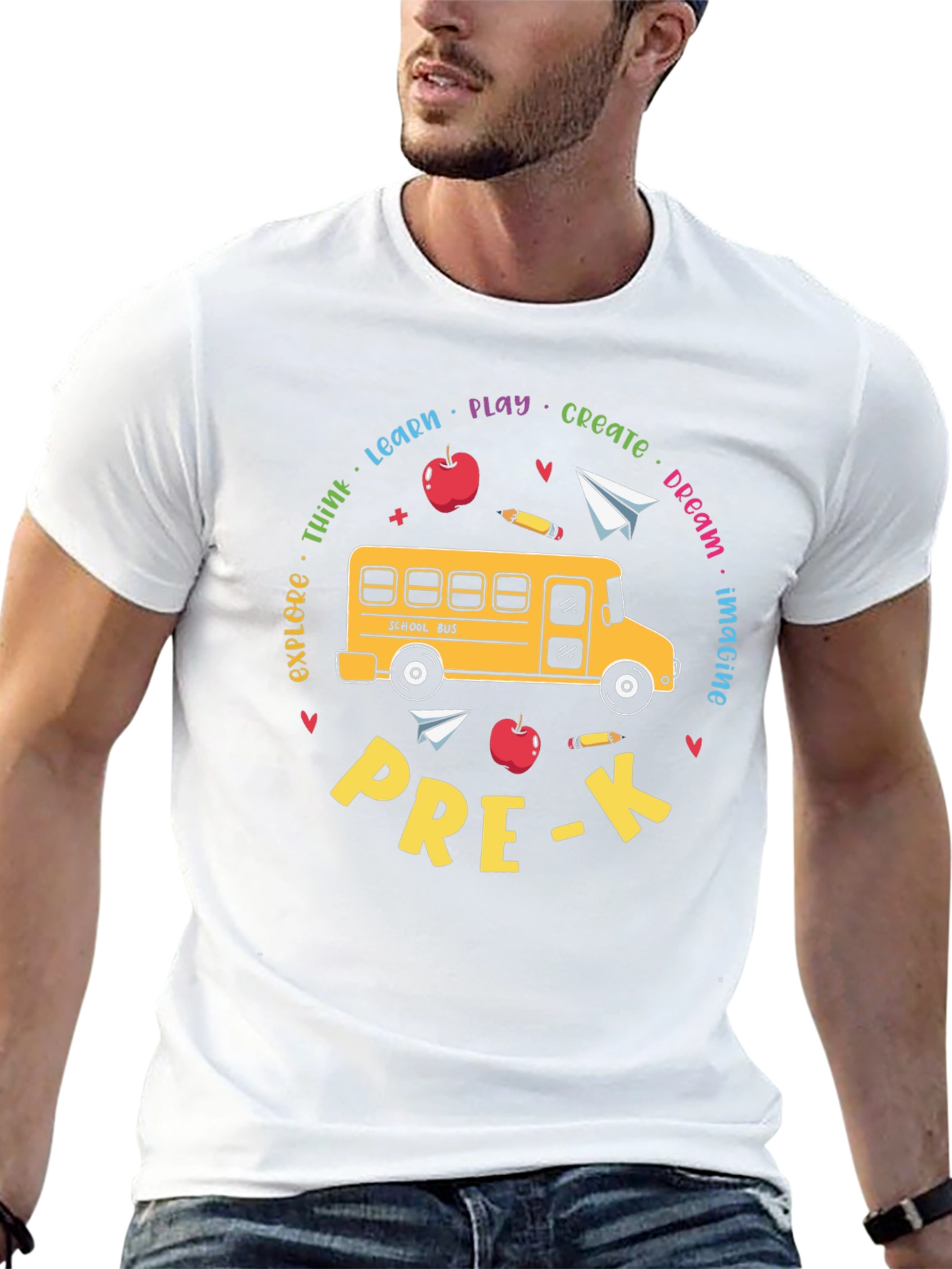 Pre-K School Bus T-Shirt