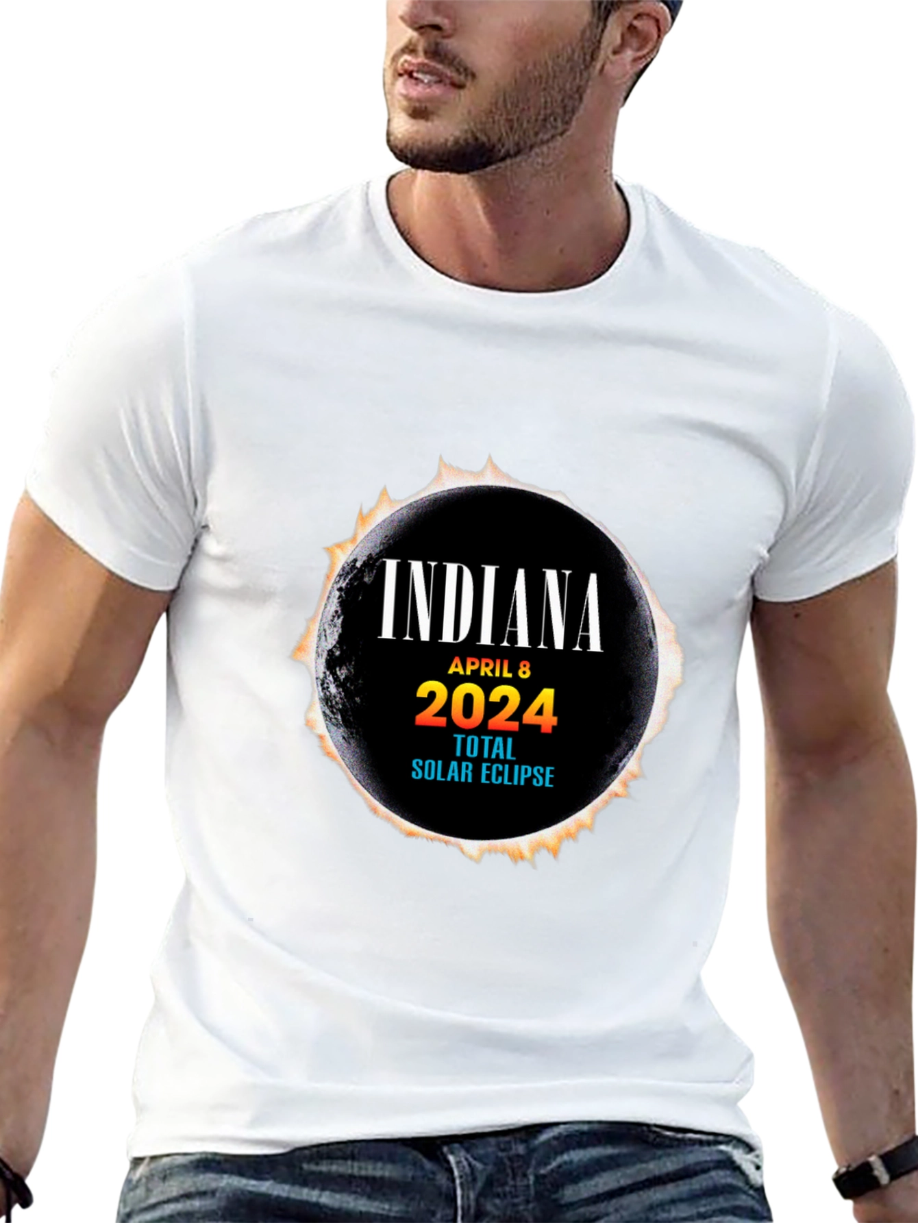 Indiana April 8 2024 Total Solar Eclipse T-Shirt