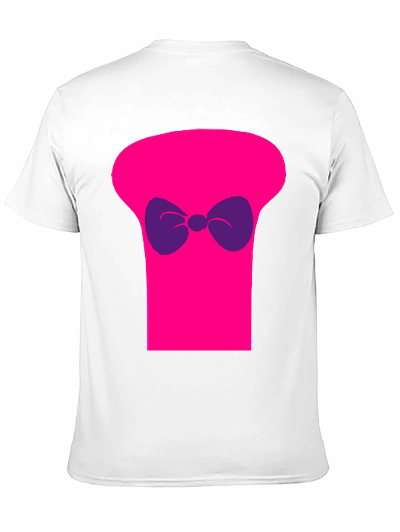 Funny Pink Top Hat Bow Tie Graphic T-Shirt