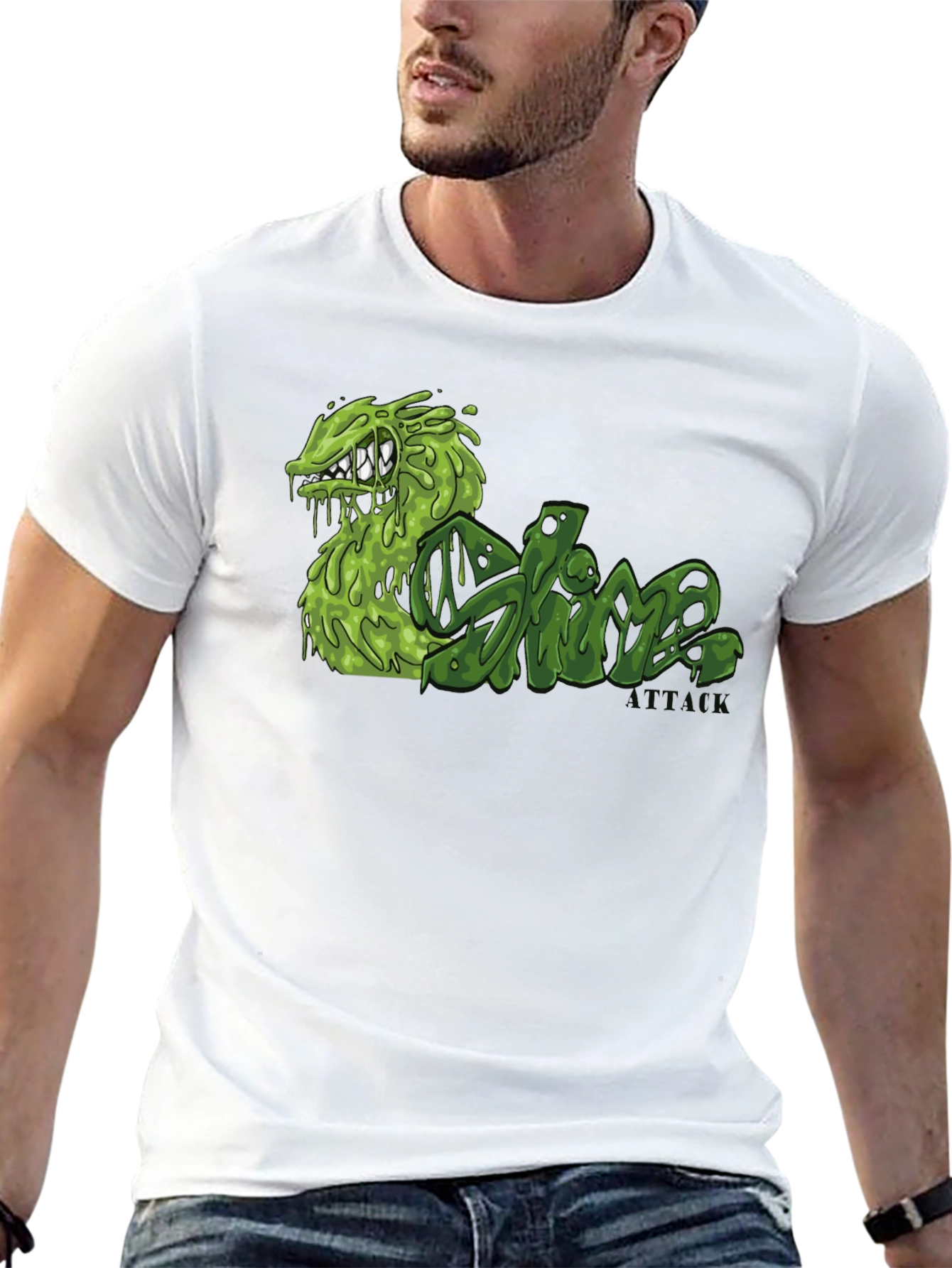 Slime Monster Graphic T-Shirt - Cool & Edgy Style