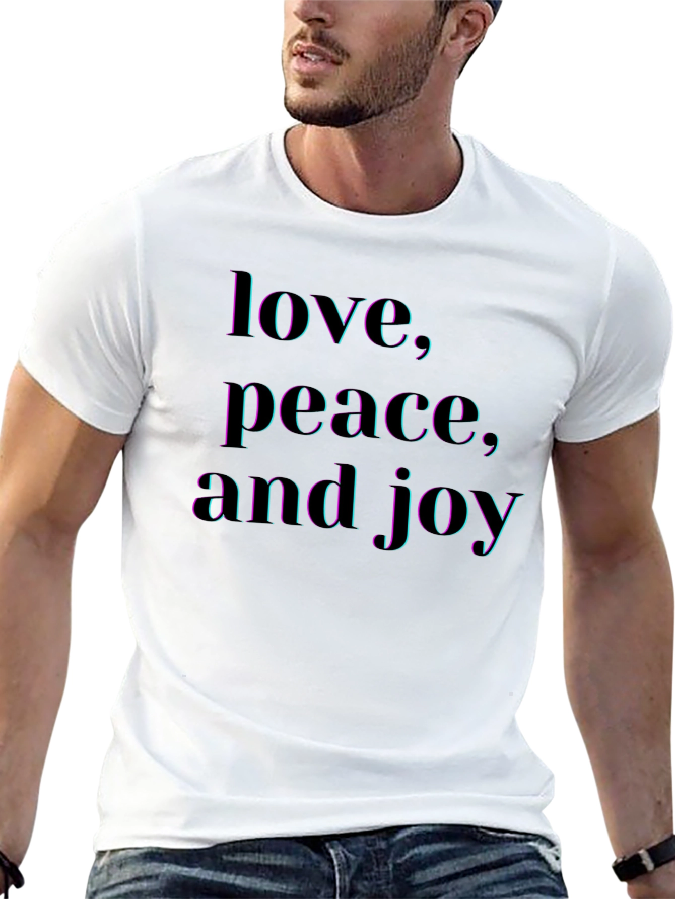 Love Peace Joy T-Shirt - Stylish & Comfortable