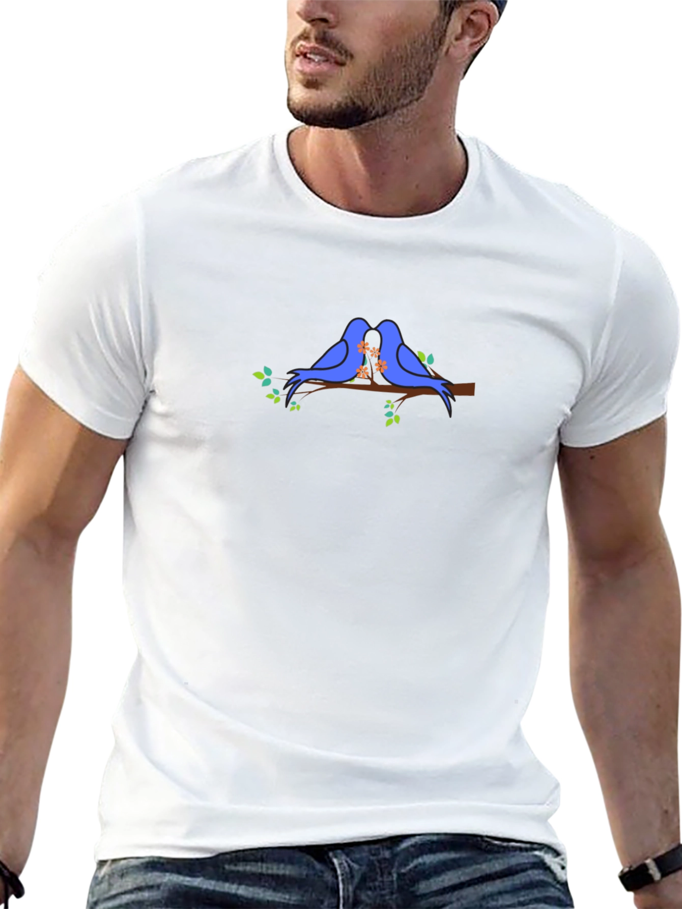 Black Bird Branch Graphic Tee