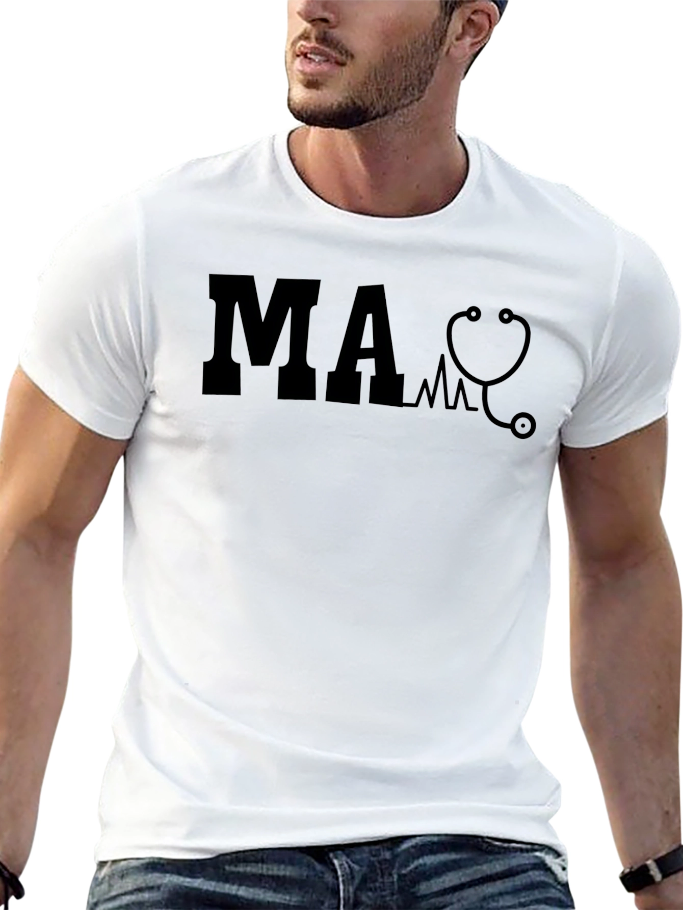 Medical Assistant MA Stethoscope T-Shirt