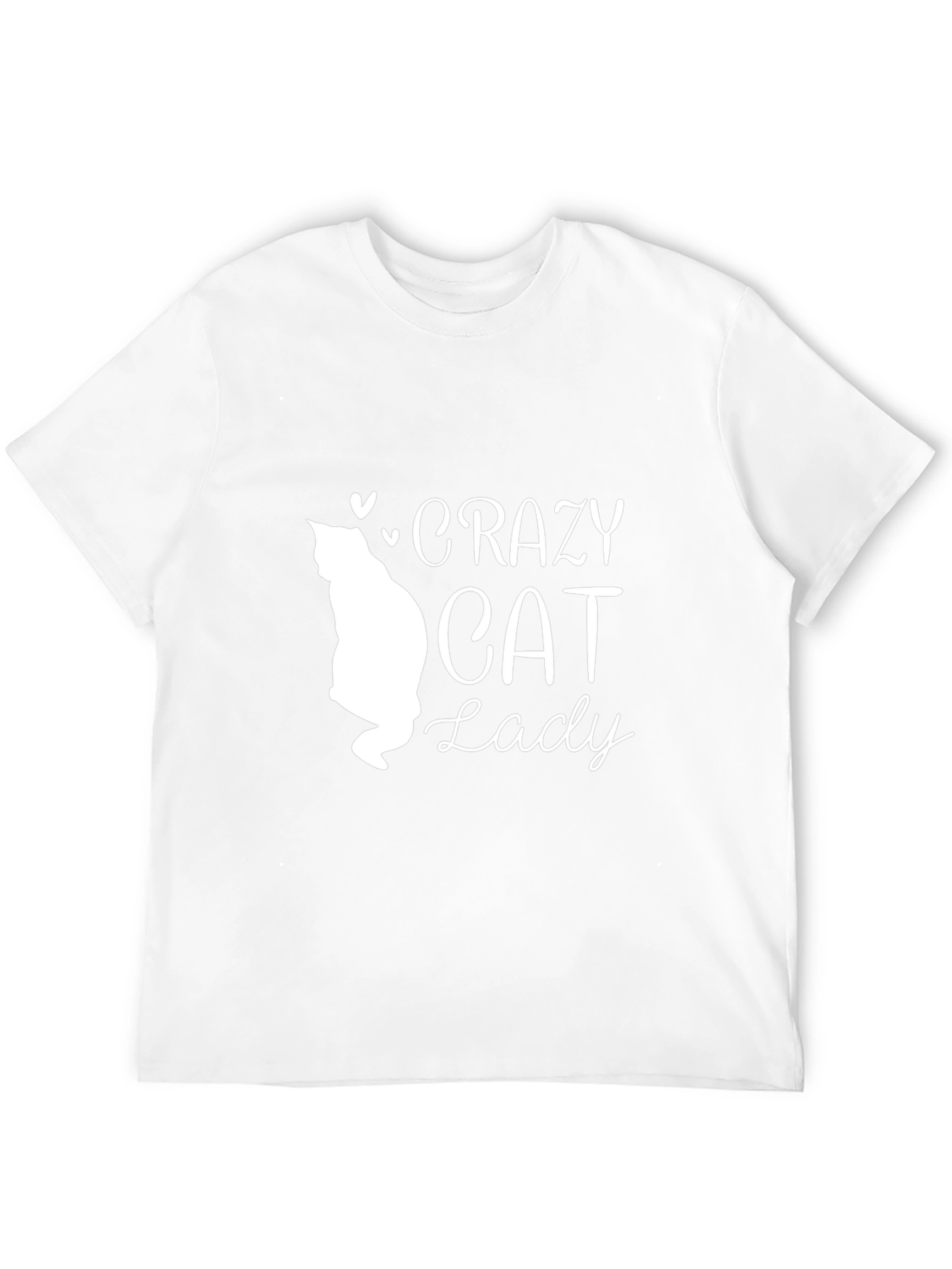 Crazy Cat Lady Graphic Tee - Black