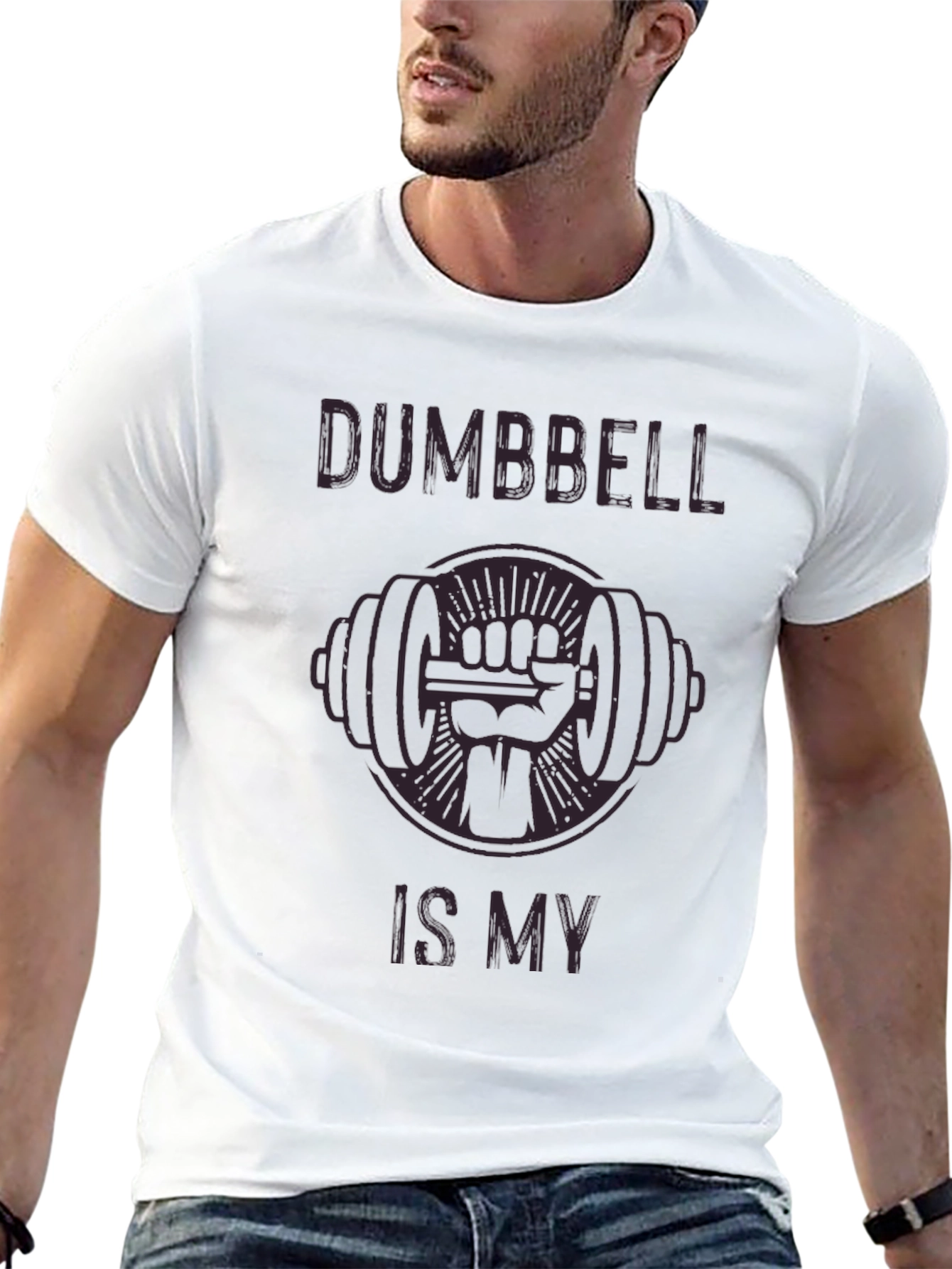 Dumbbell is My Fist Workout T-Shirt