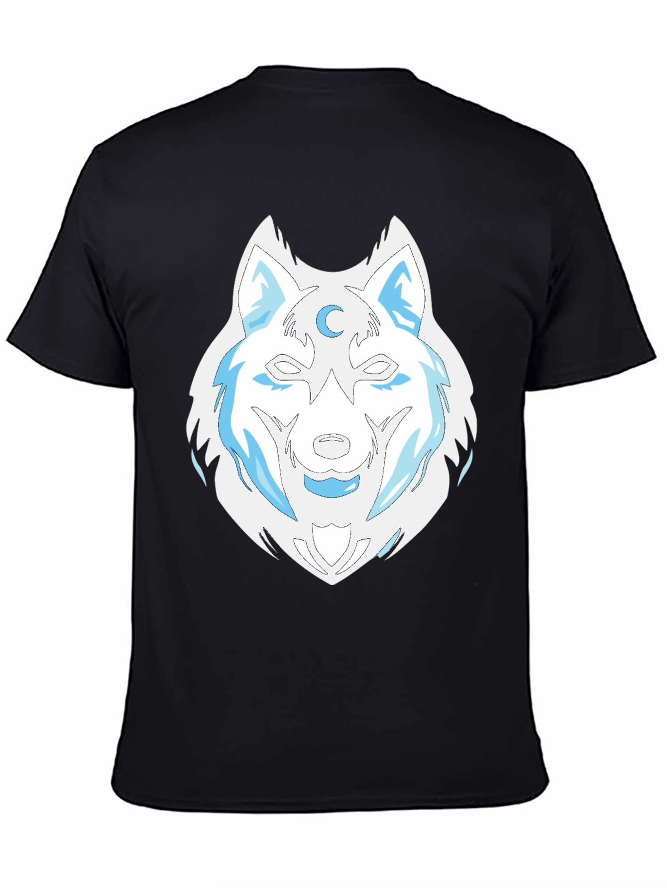 Lunar Wolf Graphic Tee - Cool Design