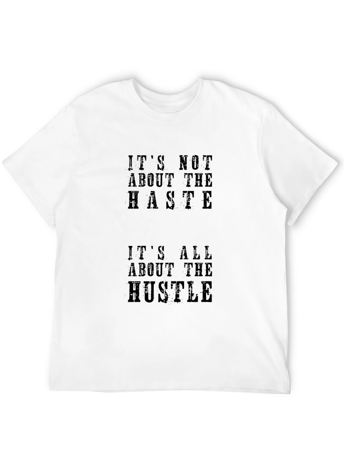 Hustle Graphic Tee - Motivational T-Shirt