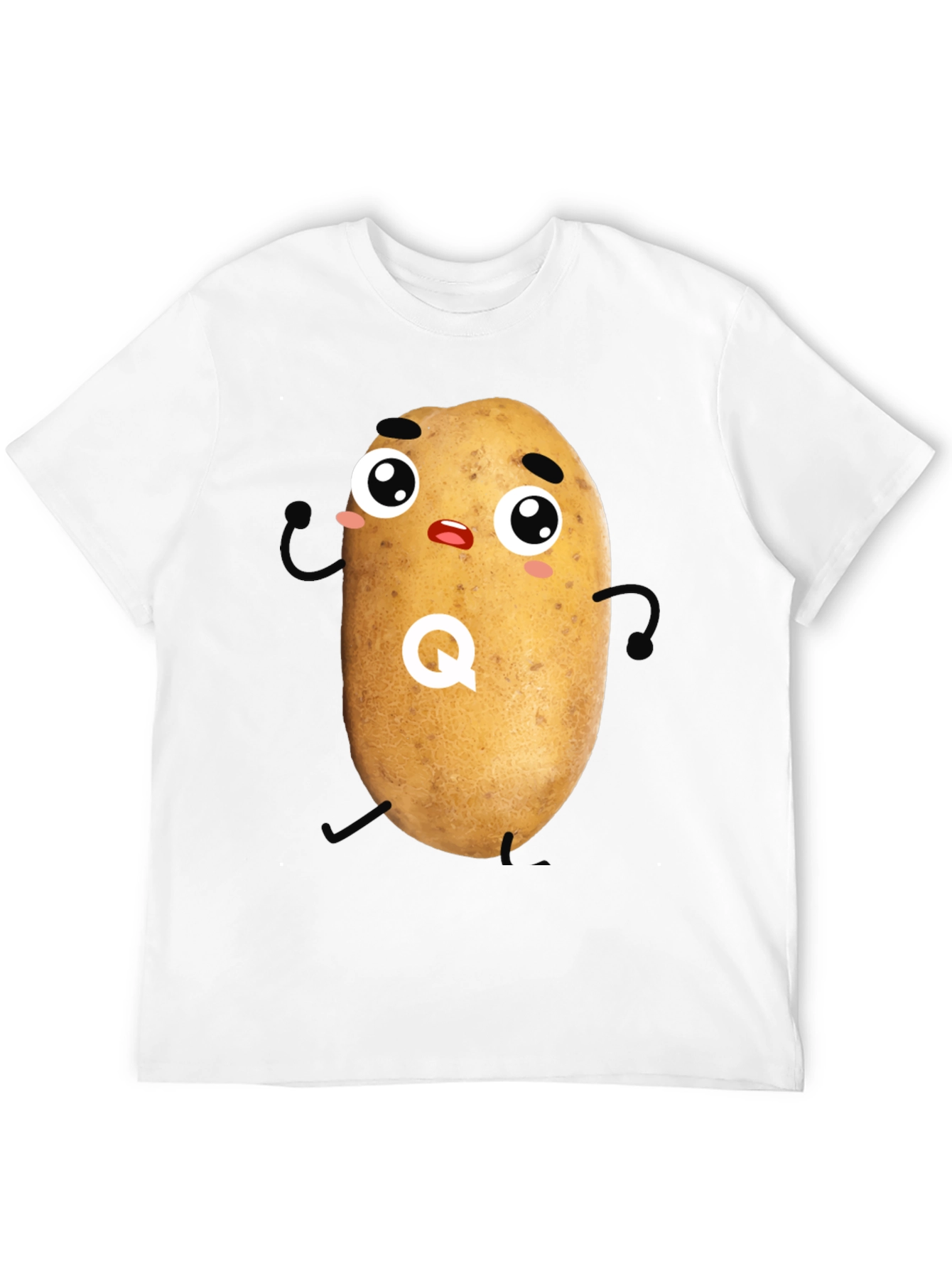 Funny Potato Graphic T-Shirt - Quirky Novelty Tee