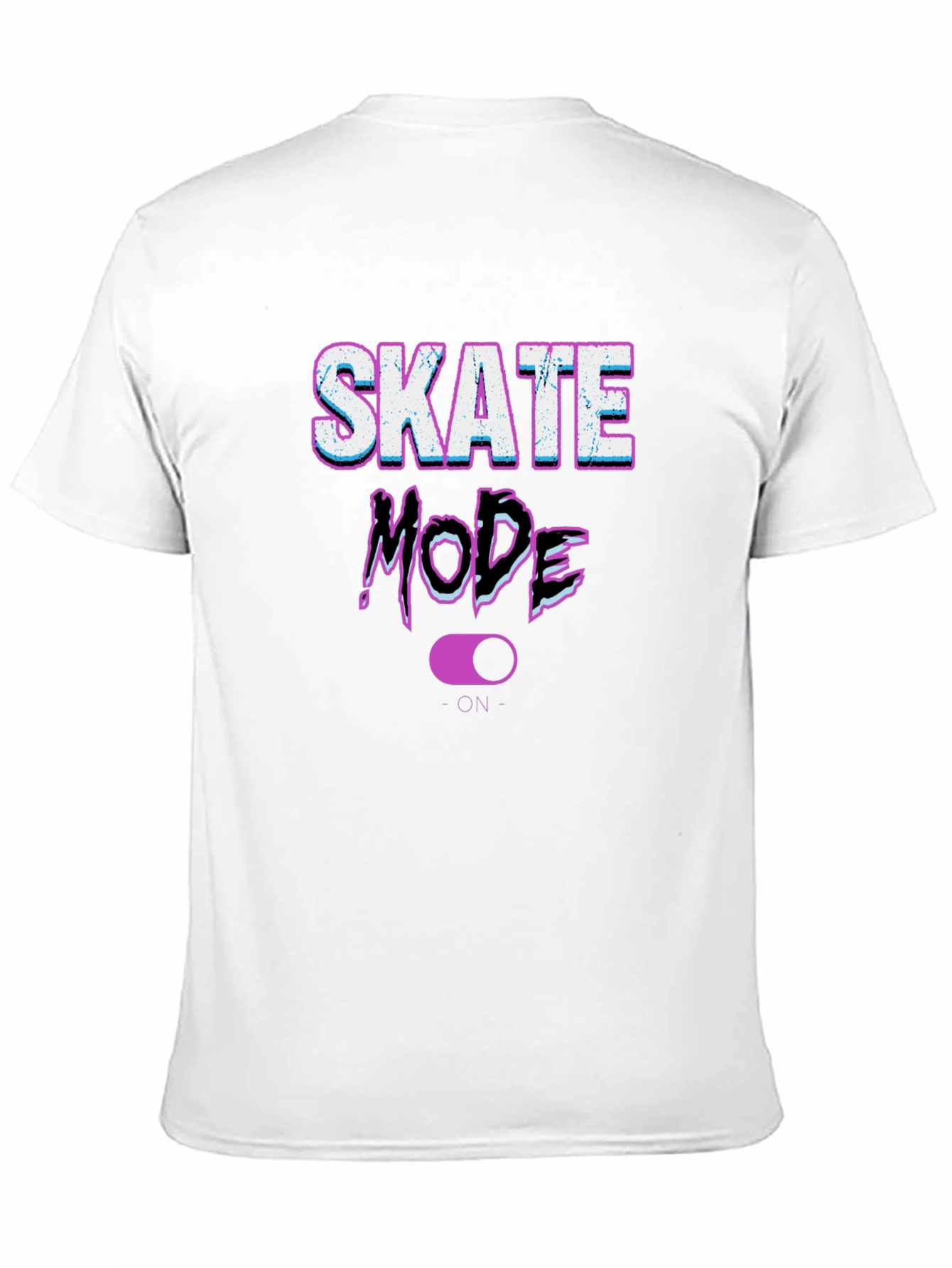 Skate Mode On T-Shirt - Black Graphic Tee