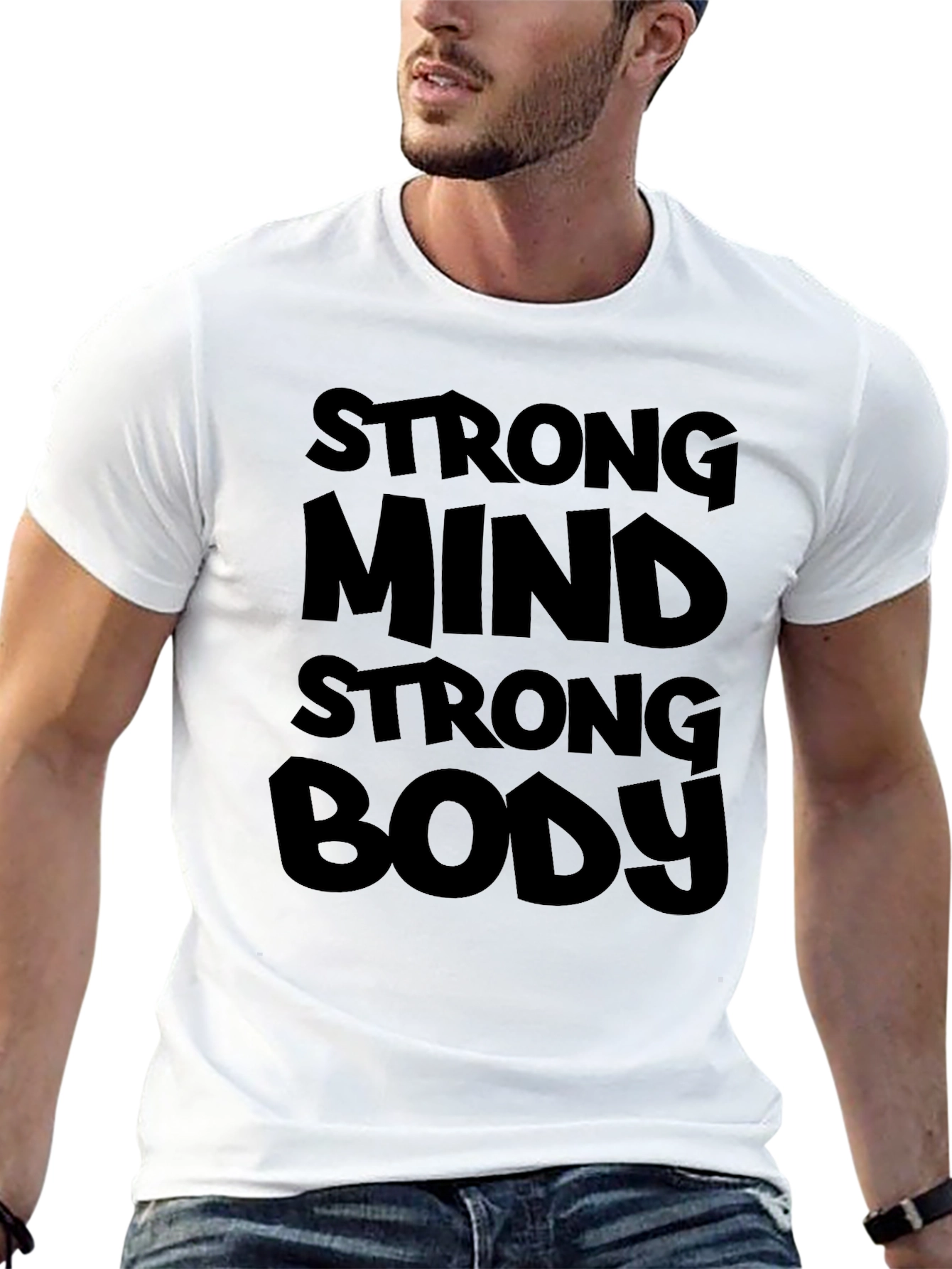 Strong Mind Strong Body Black T-Shirt
